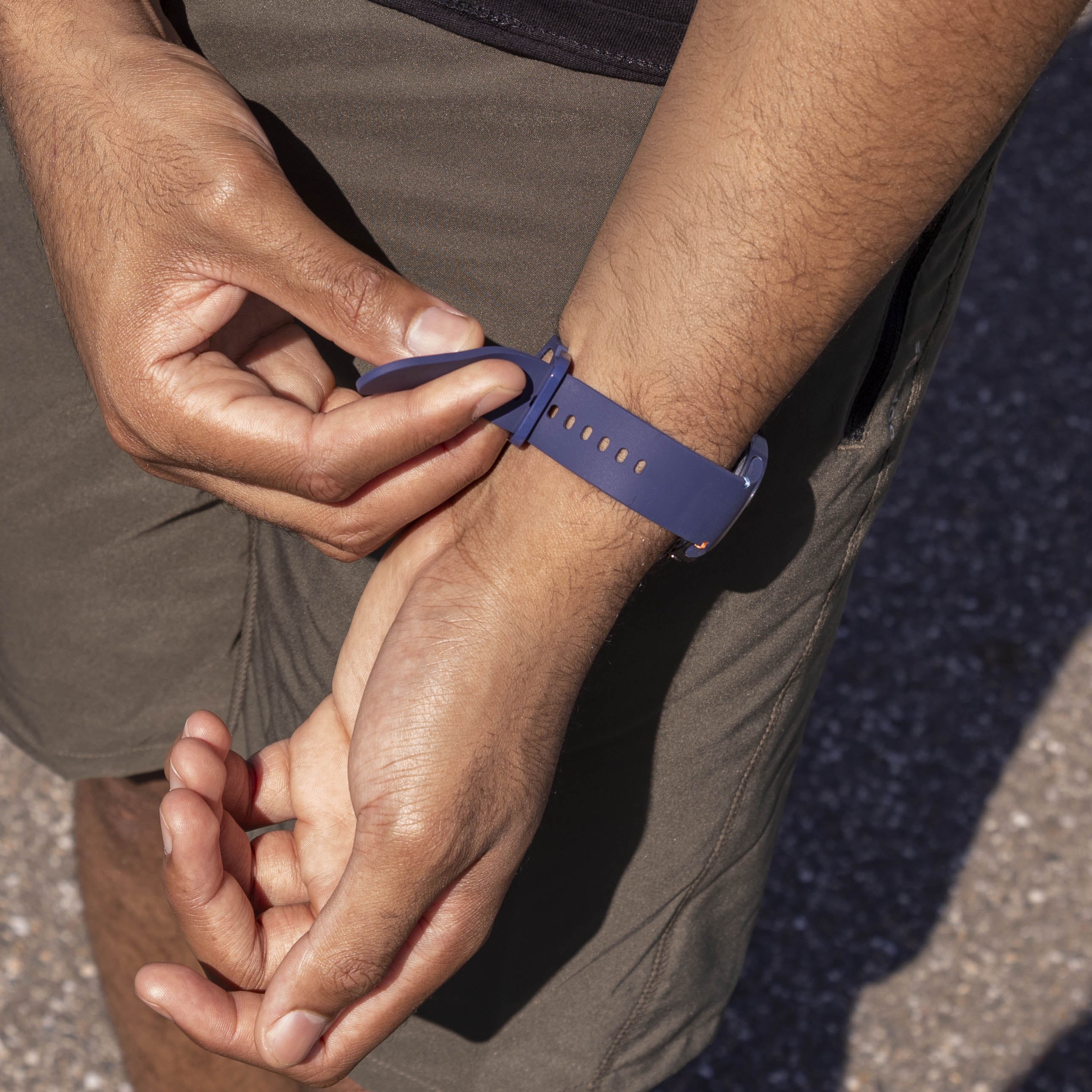 Correa silicona Samsung Galaxy Watch 8 - 44mm (azul oscuro)