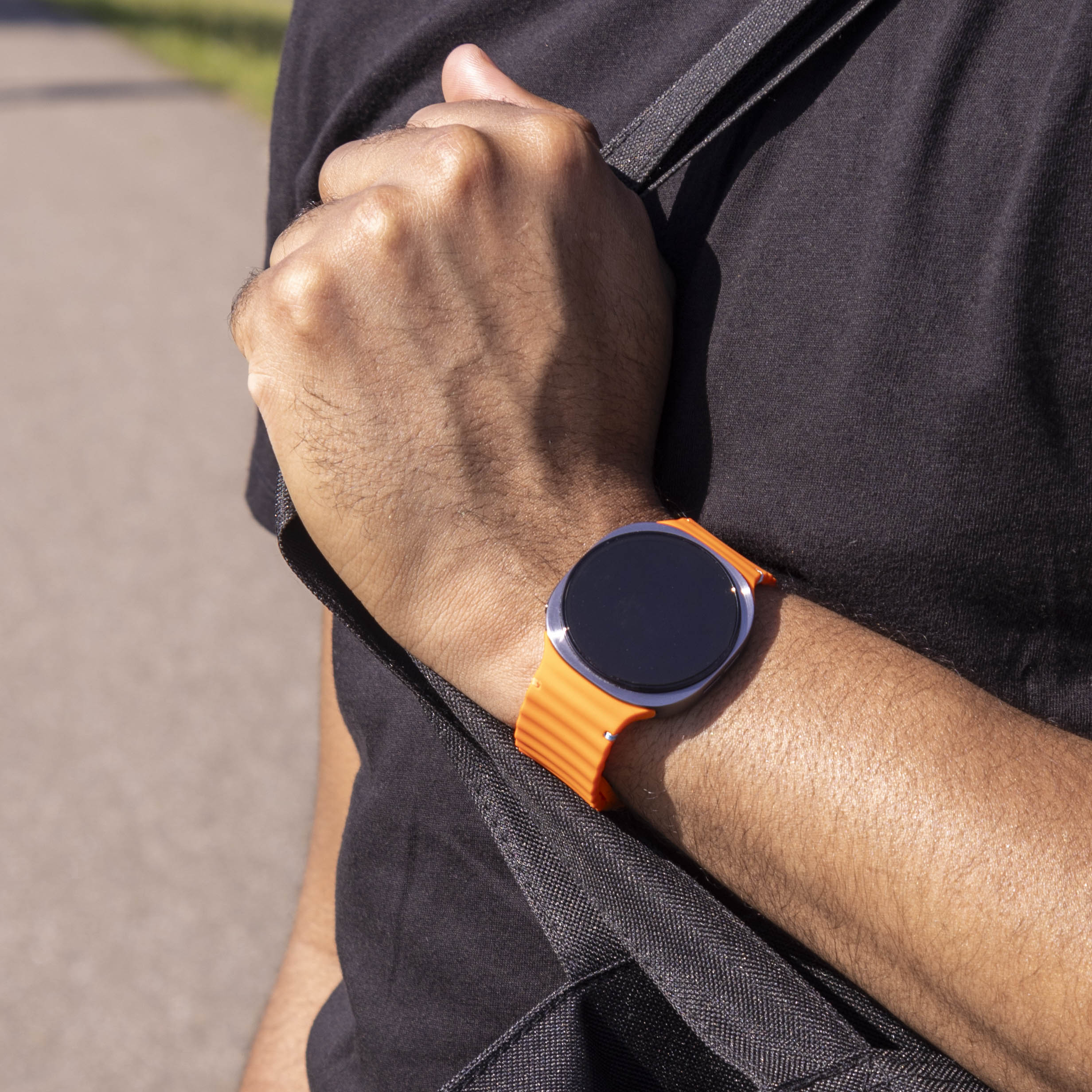 Correa silicona Wave Samsung Galaxy Watch 8 - 40mm (naranja)