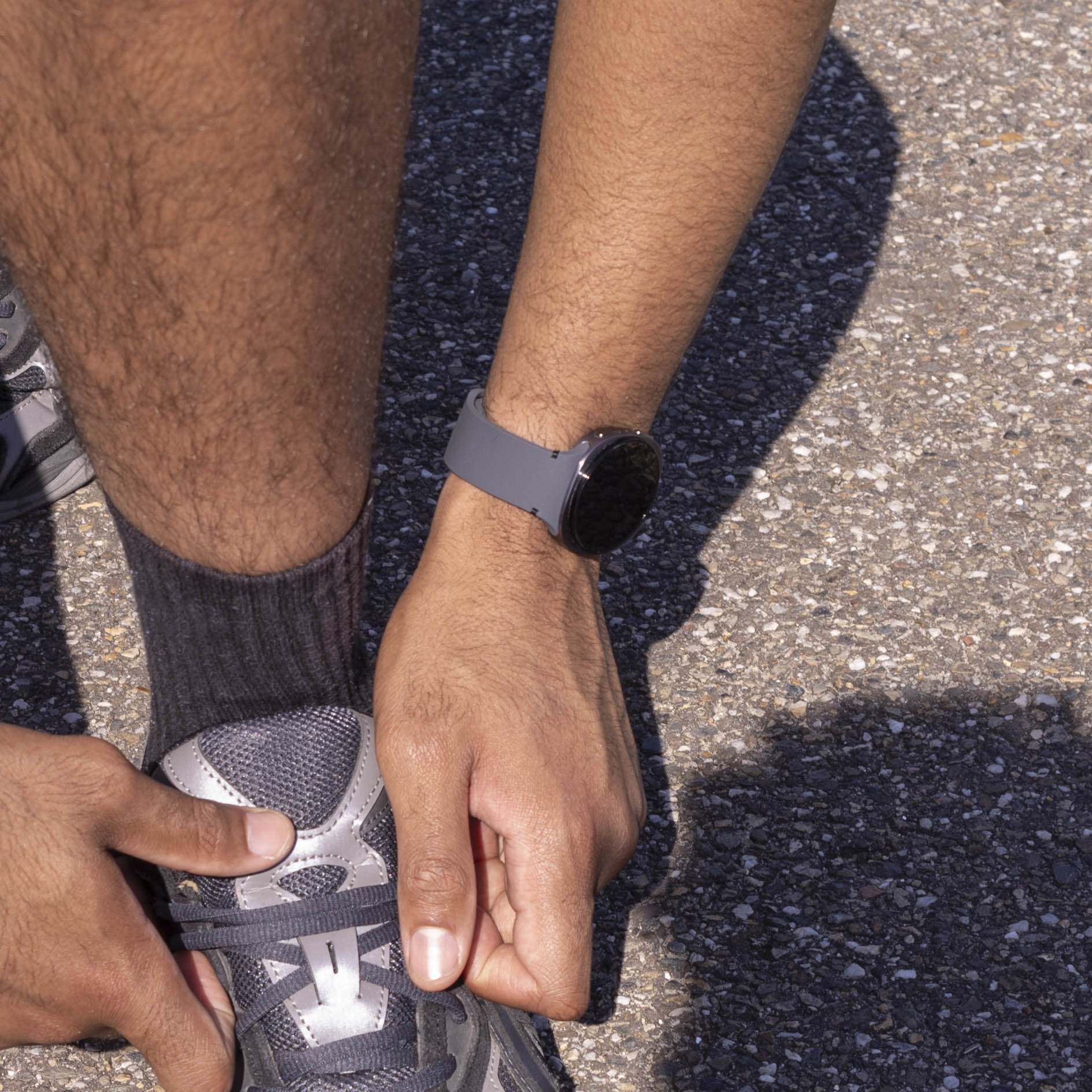 Correa silicona Samsung Galaxy Watch 8 - 40mm (gris oscuro)