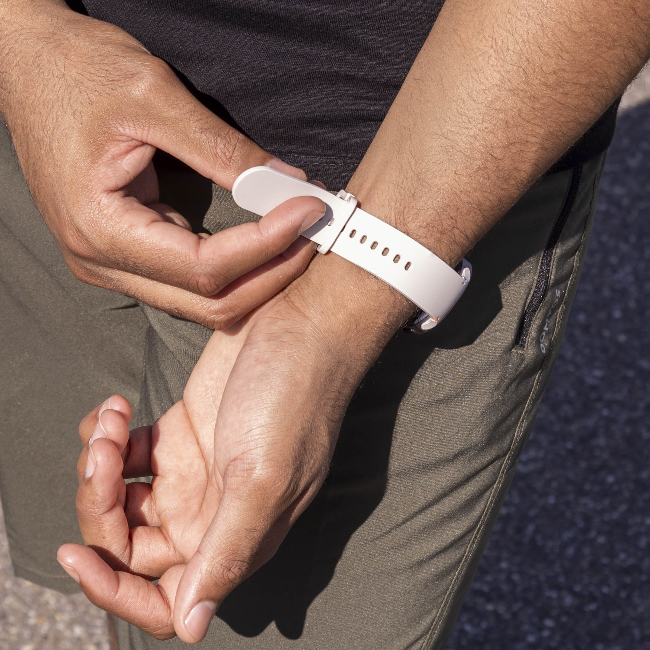 Correa silicona Samsung Galaxy Watch 8 - 40mm (blanco estrella)