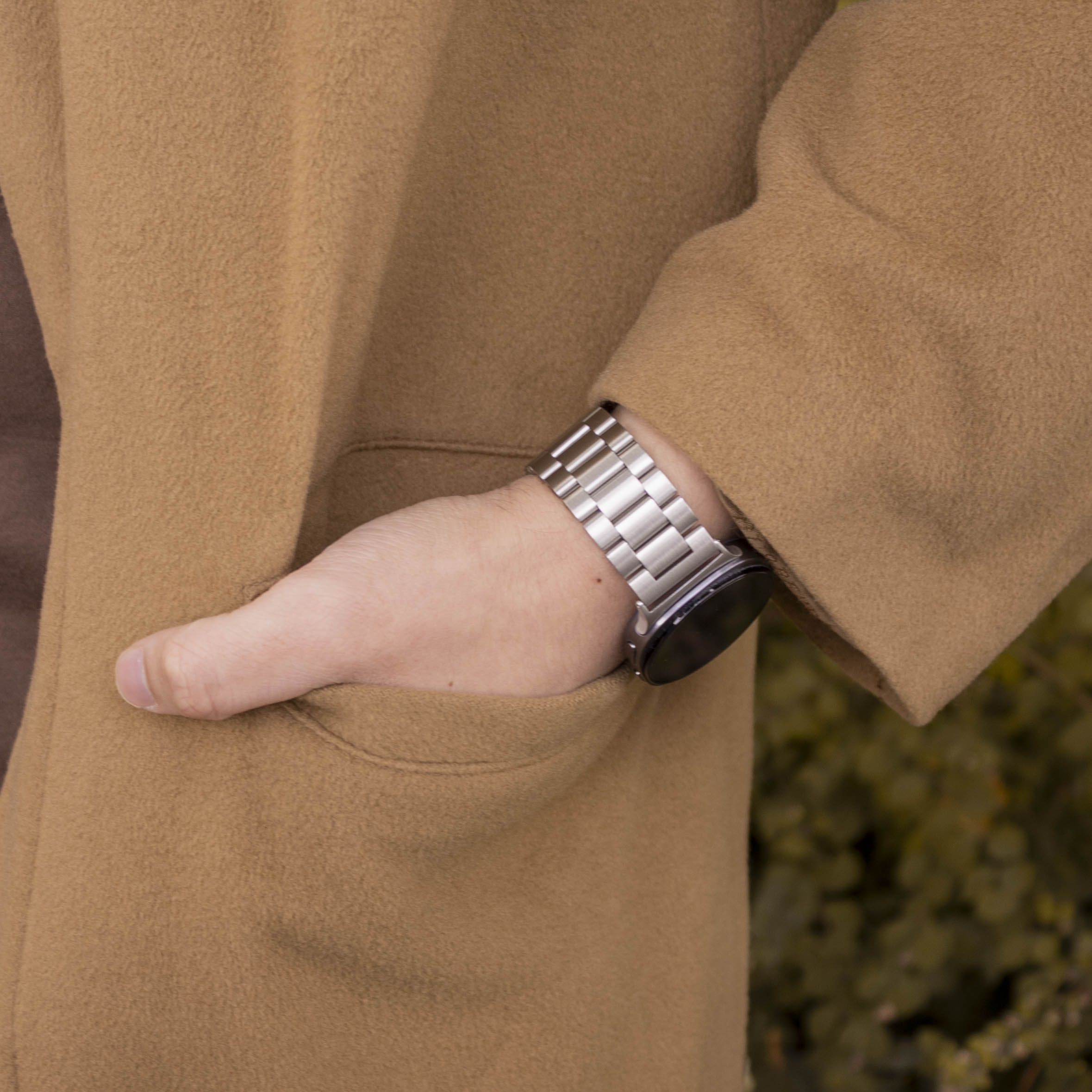 Bandz Samsung Galaxy Watch 8 - 40mm Steel Strap 'Classic' (Silver)