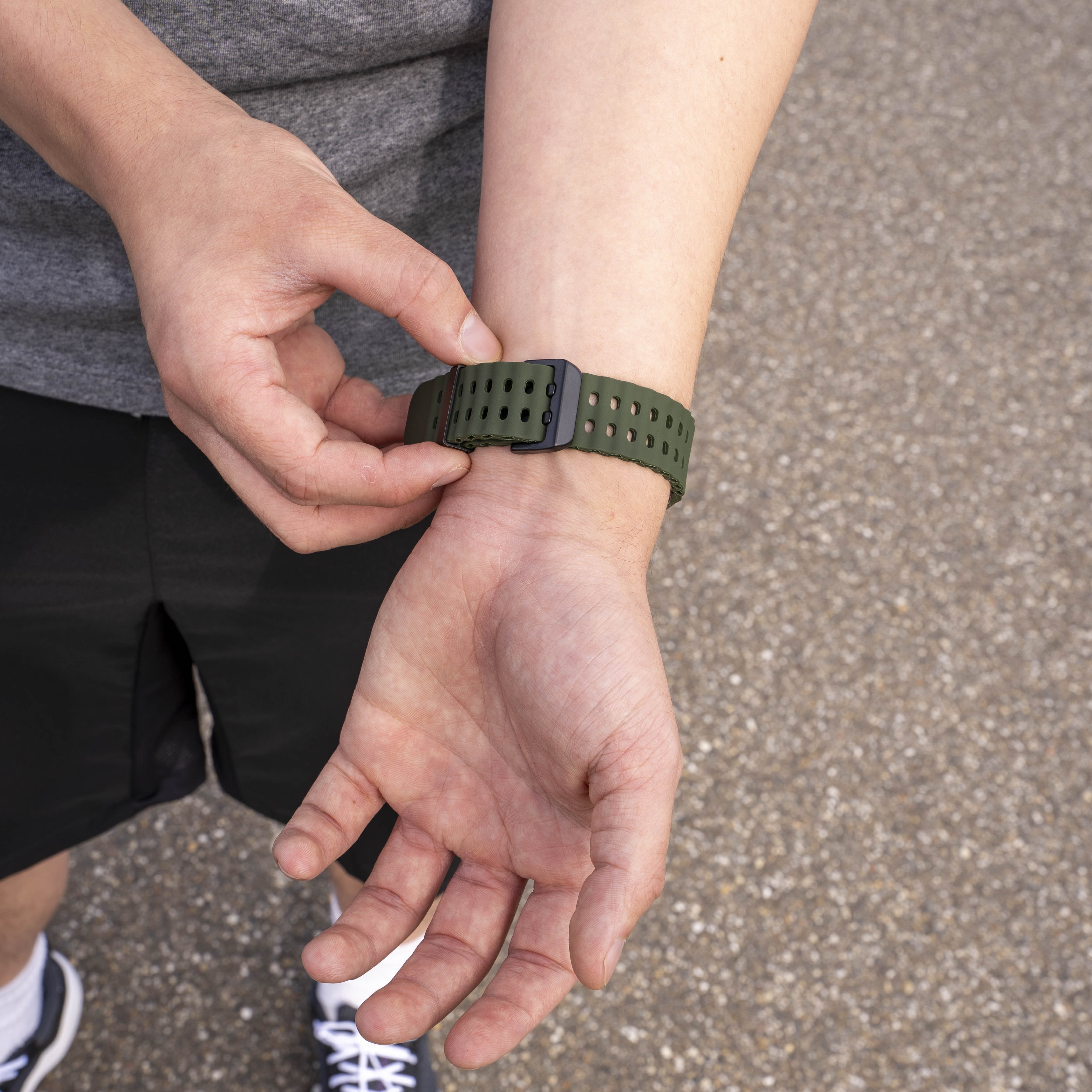 Correa Ocean Samsung Galaxy Watch 8 - 44mm (verde militar)