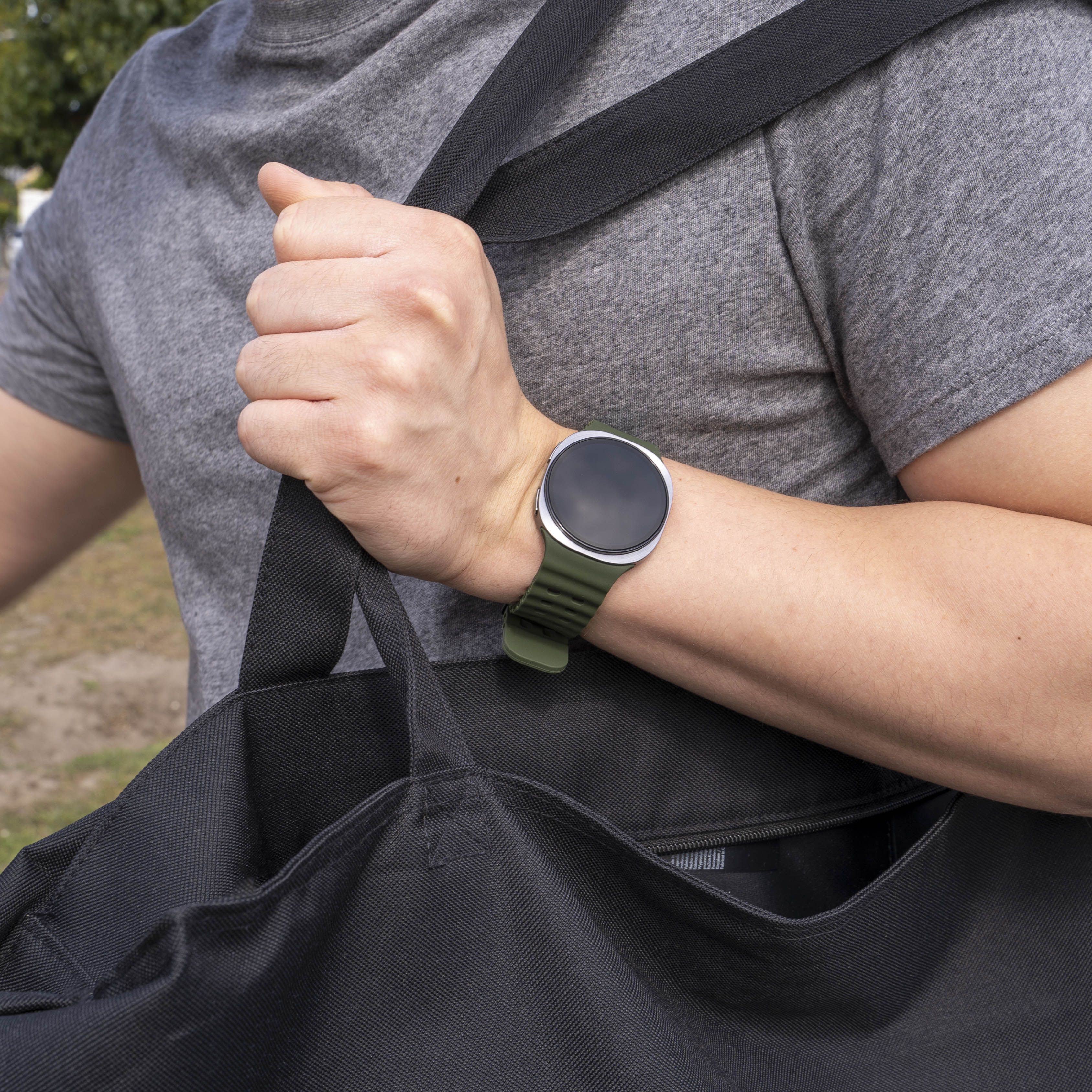 Correa Ocean Samsung Galaxy Watch 8 - 44mm (verde militar)