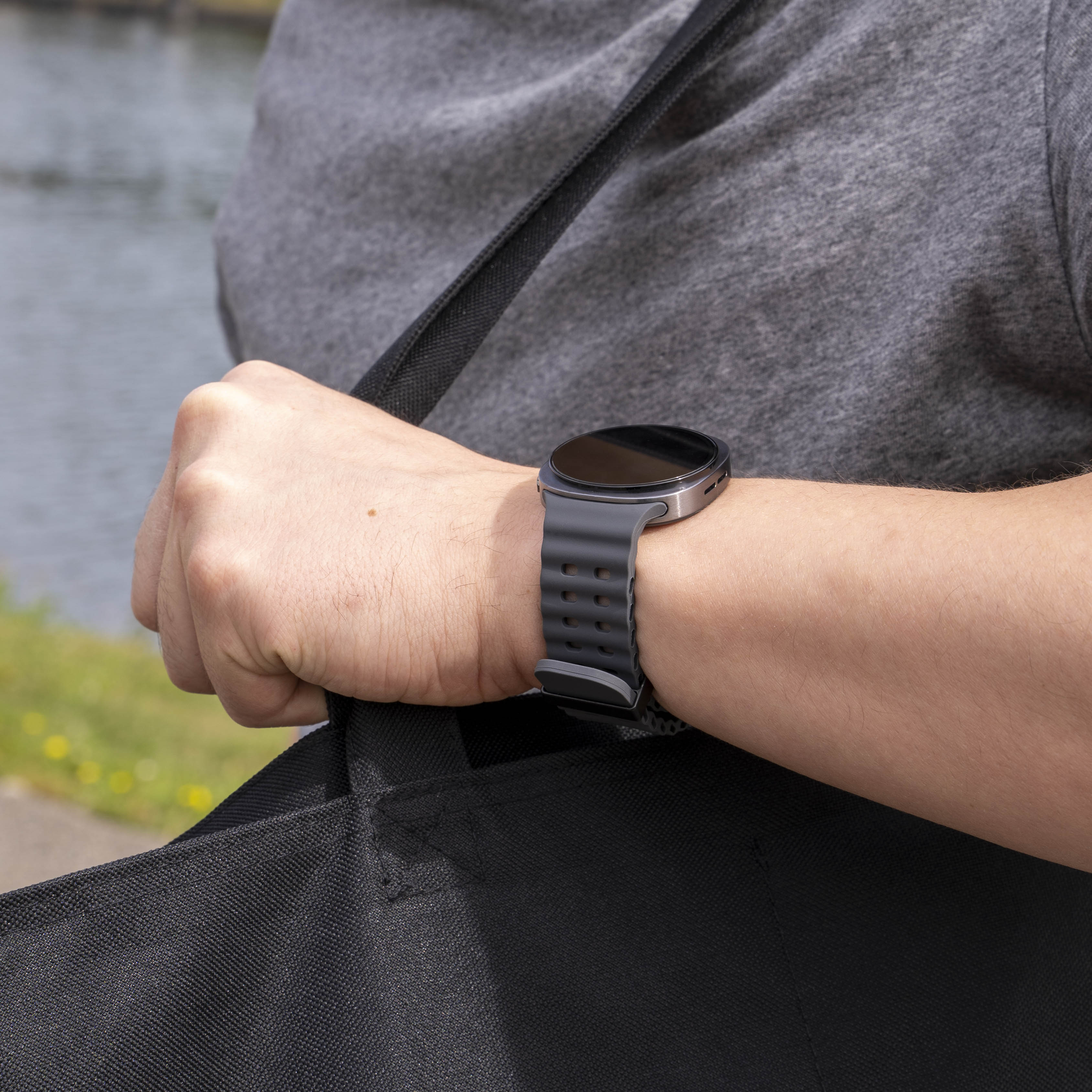 Correa Ocean Samsung Galaxy Watch 8 - 44mm (gris oscuro)