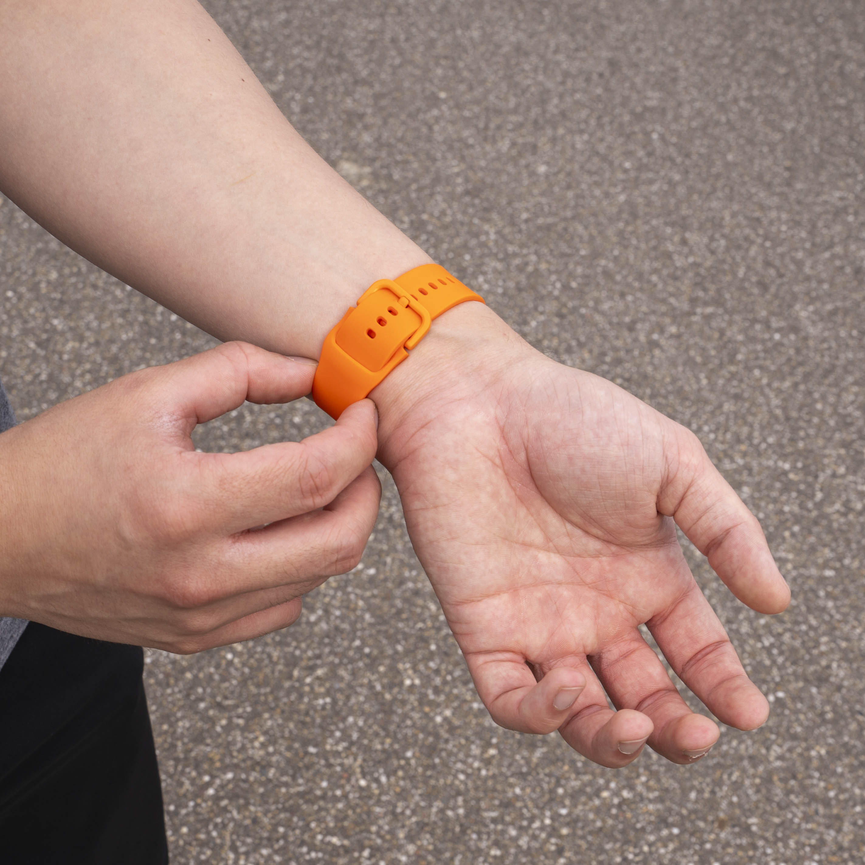 Correa silicona Samsung Galaxy Watch 8 - 40mm (naranja)