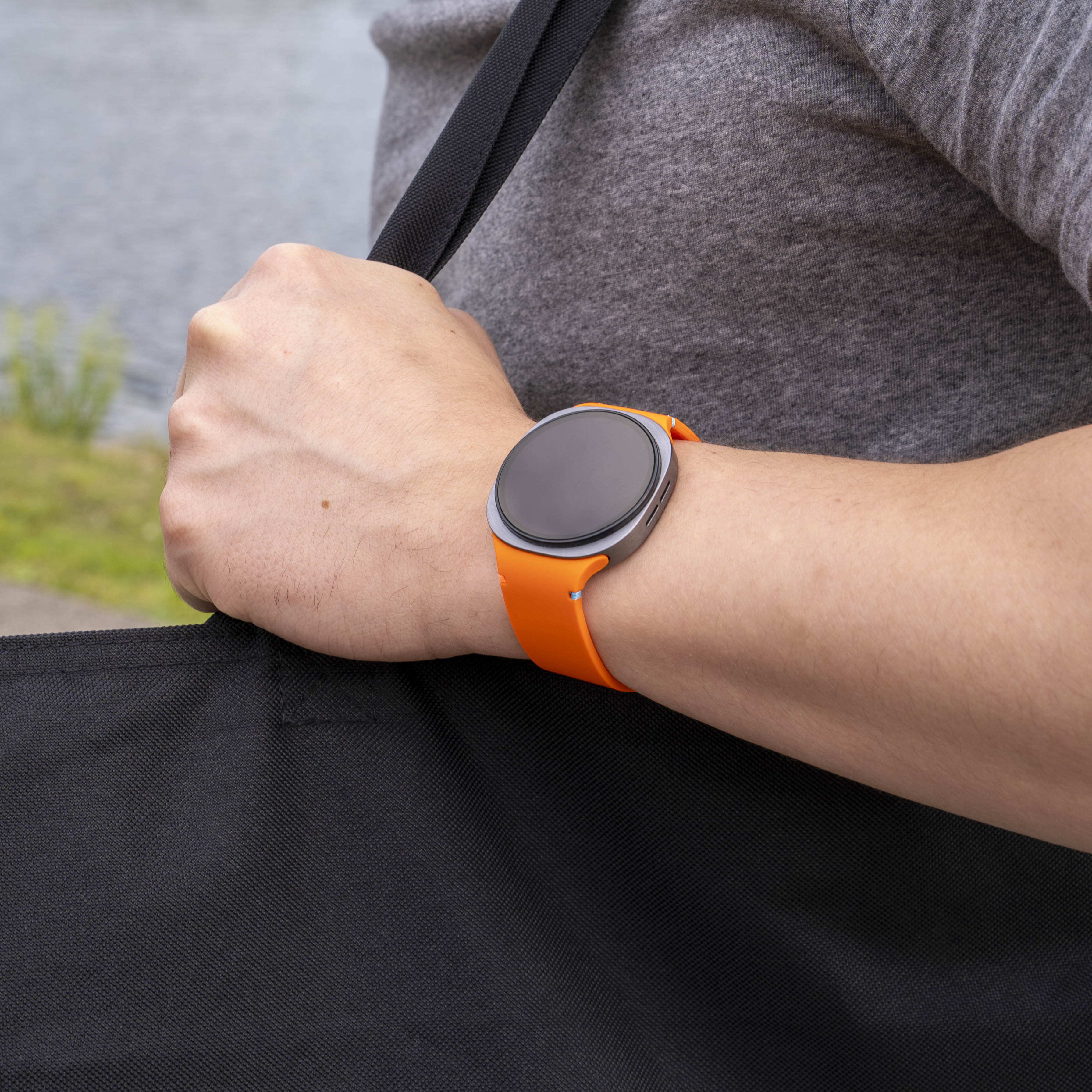 Correa silicona Samsung Galaxy Watch 8 - 40mm (naranja)