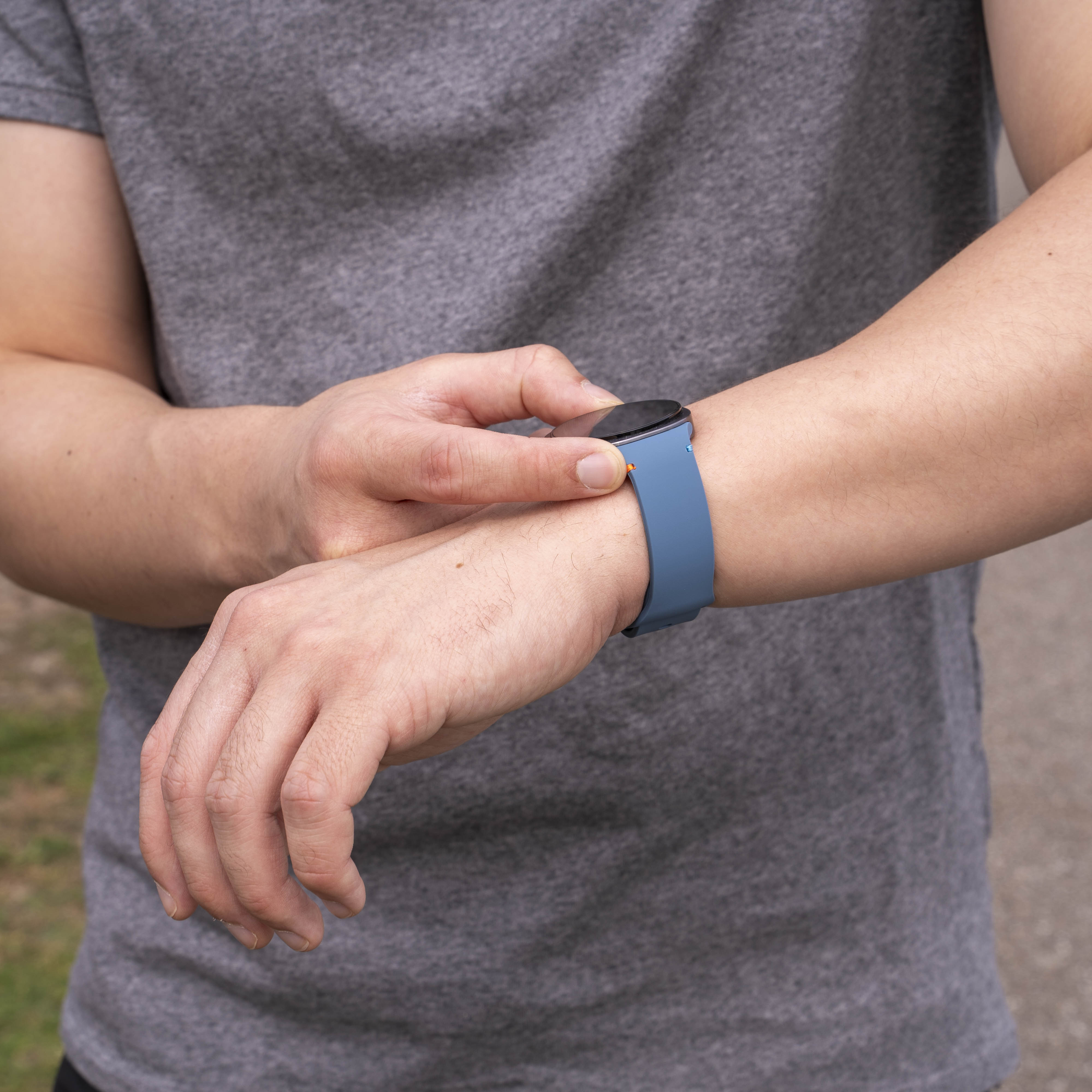 Samsung Galaxy Watch 8 Classic Silicone Strap (Blue)