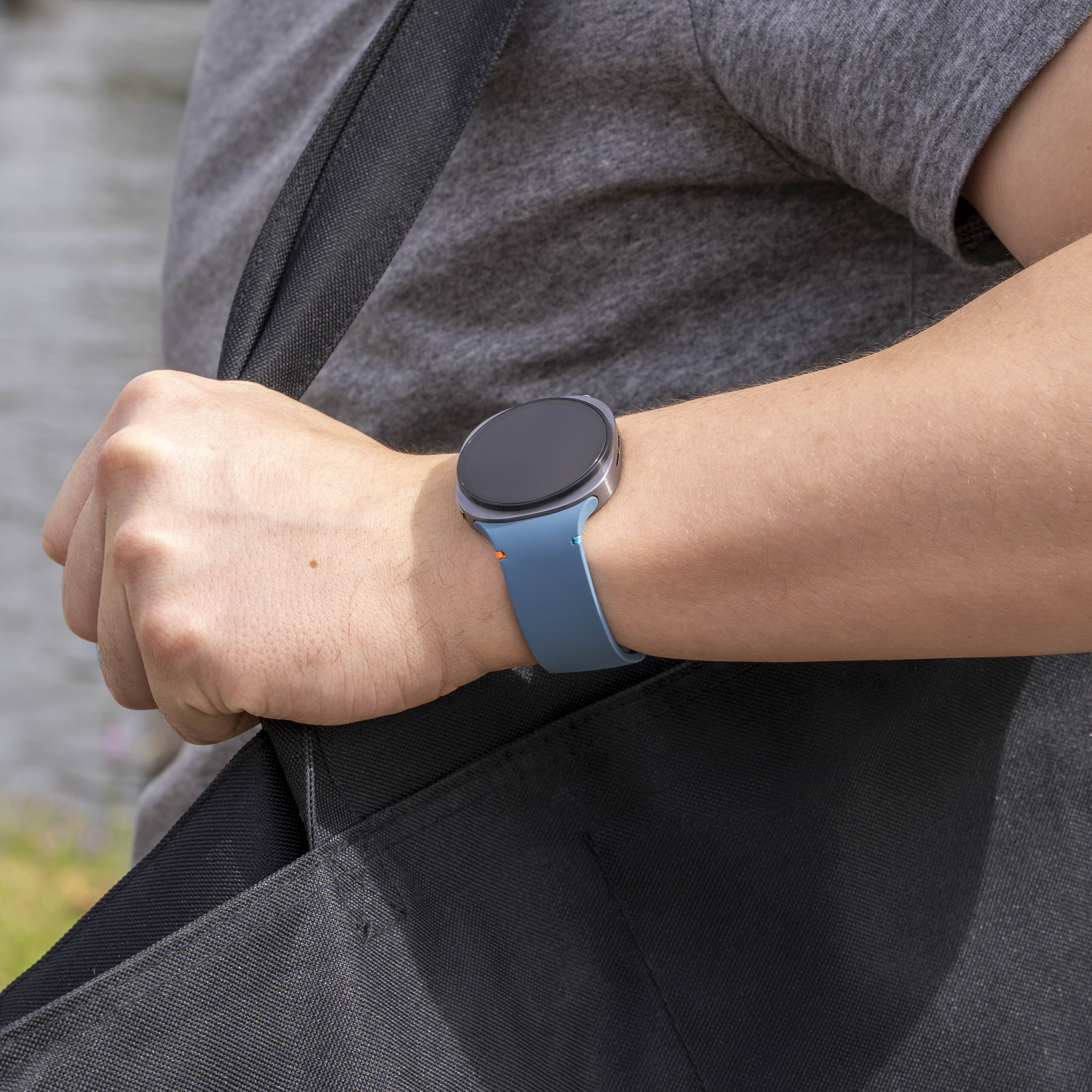 Samsung Galaxy Watch 8 Classic Silicone Strap (Blue)