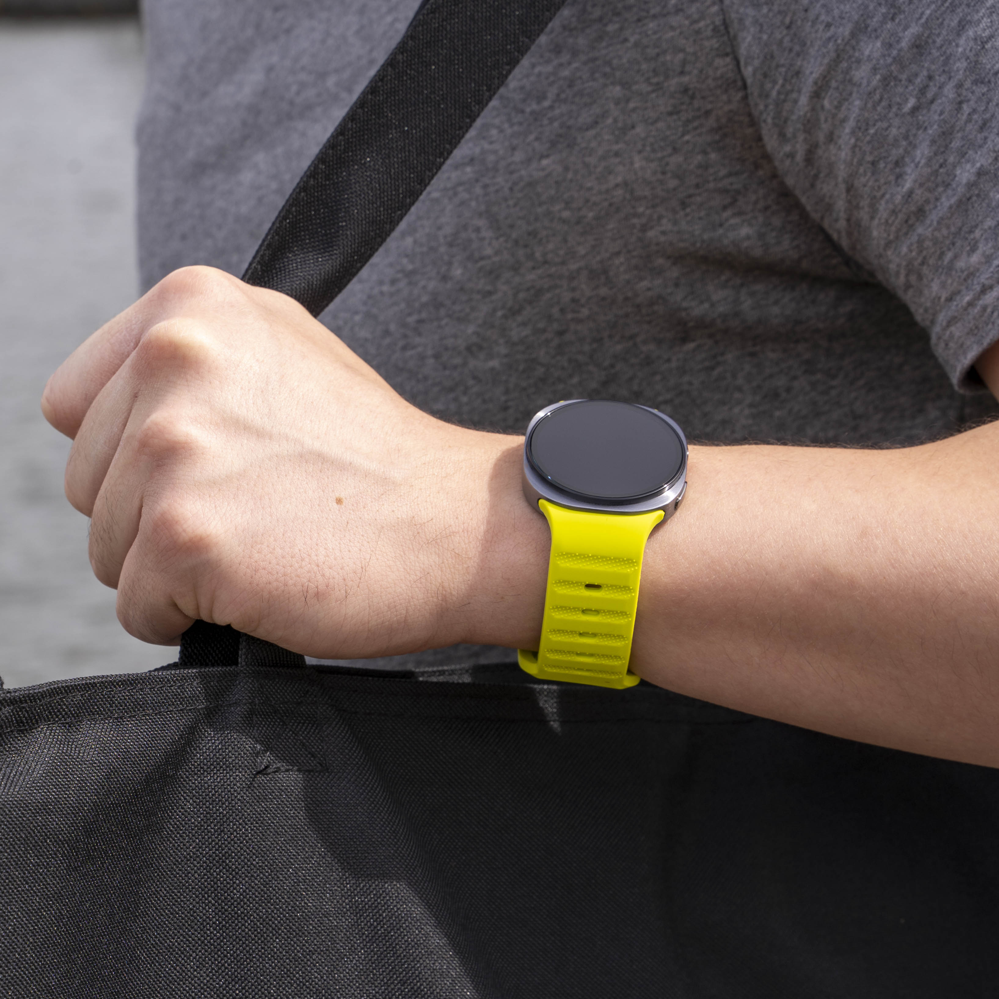 Correa silicona Outdoor Samsung Galaxy Watch 8 Classic (lima)