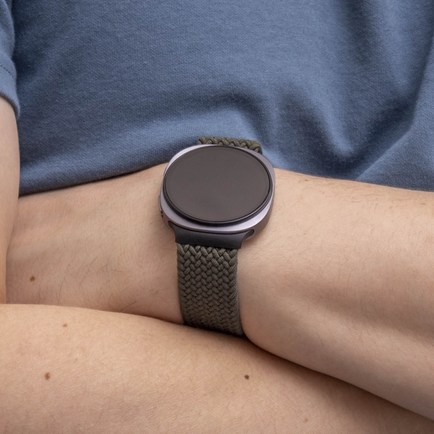 Correa tejida con hebilla Samsung Galaxy Watch 8 Classic (verde)