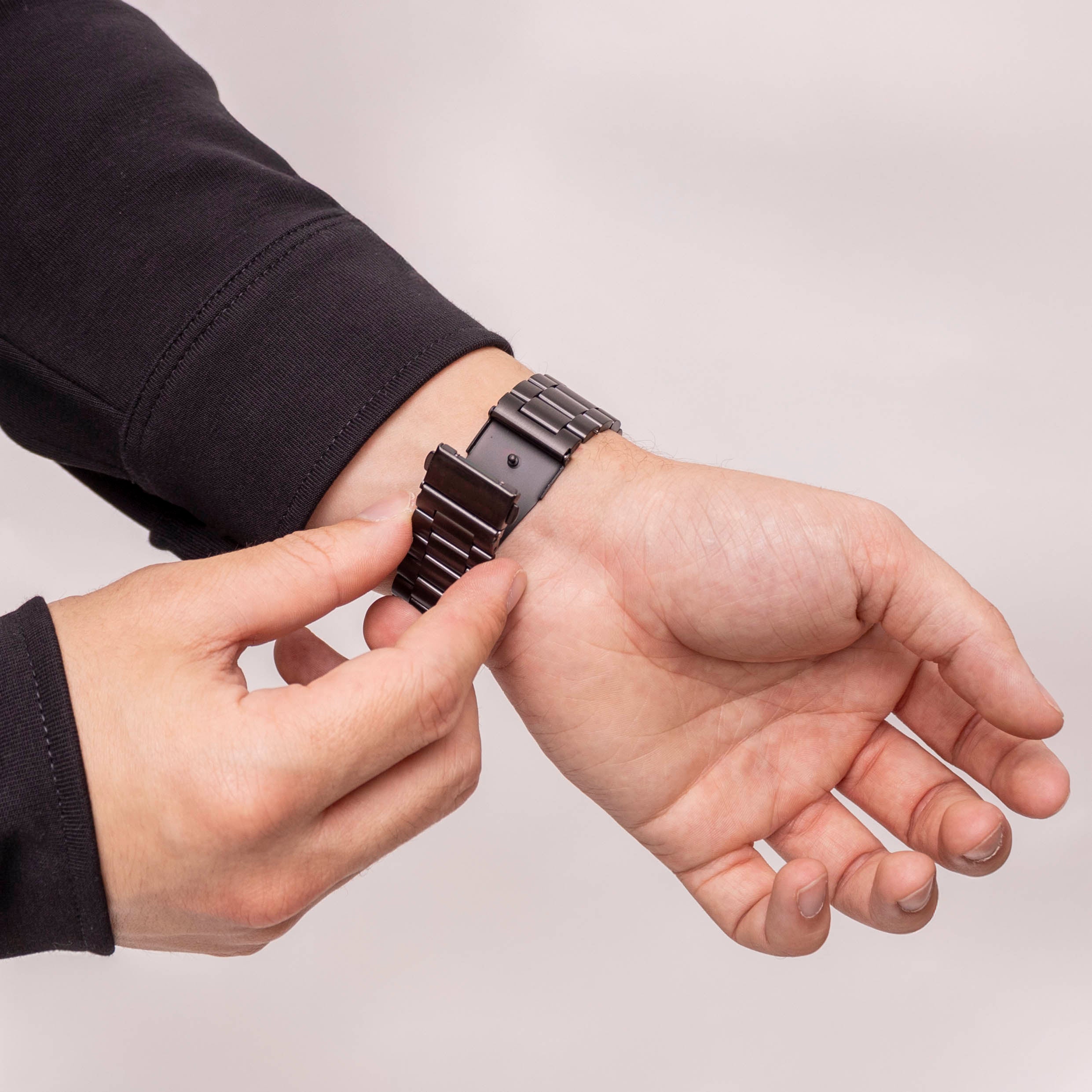 Bandz Correa acero 'Classic' Samsung Galaxy Watch 8 - 44mm (negro)