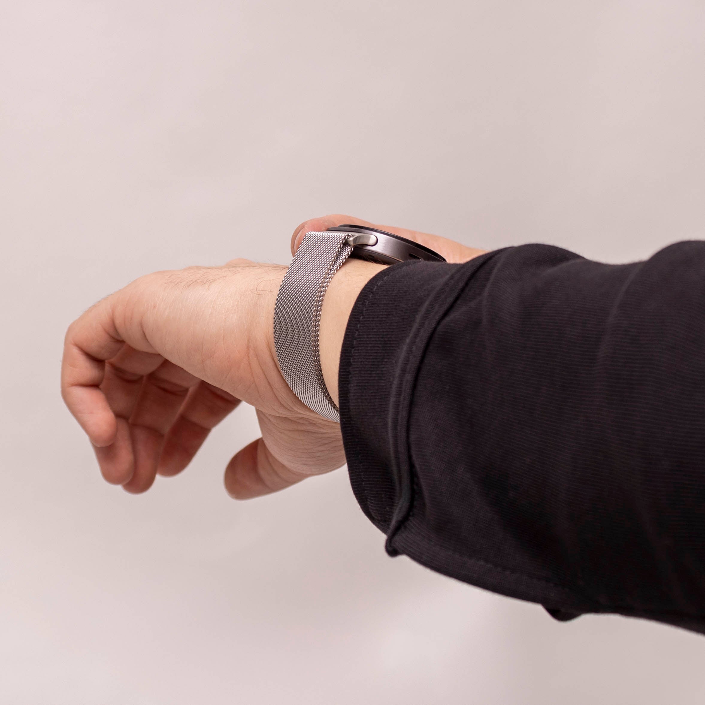 Correa milanesa Samsung Galaxy Watch 8 - 44mm (plateado)