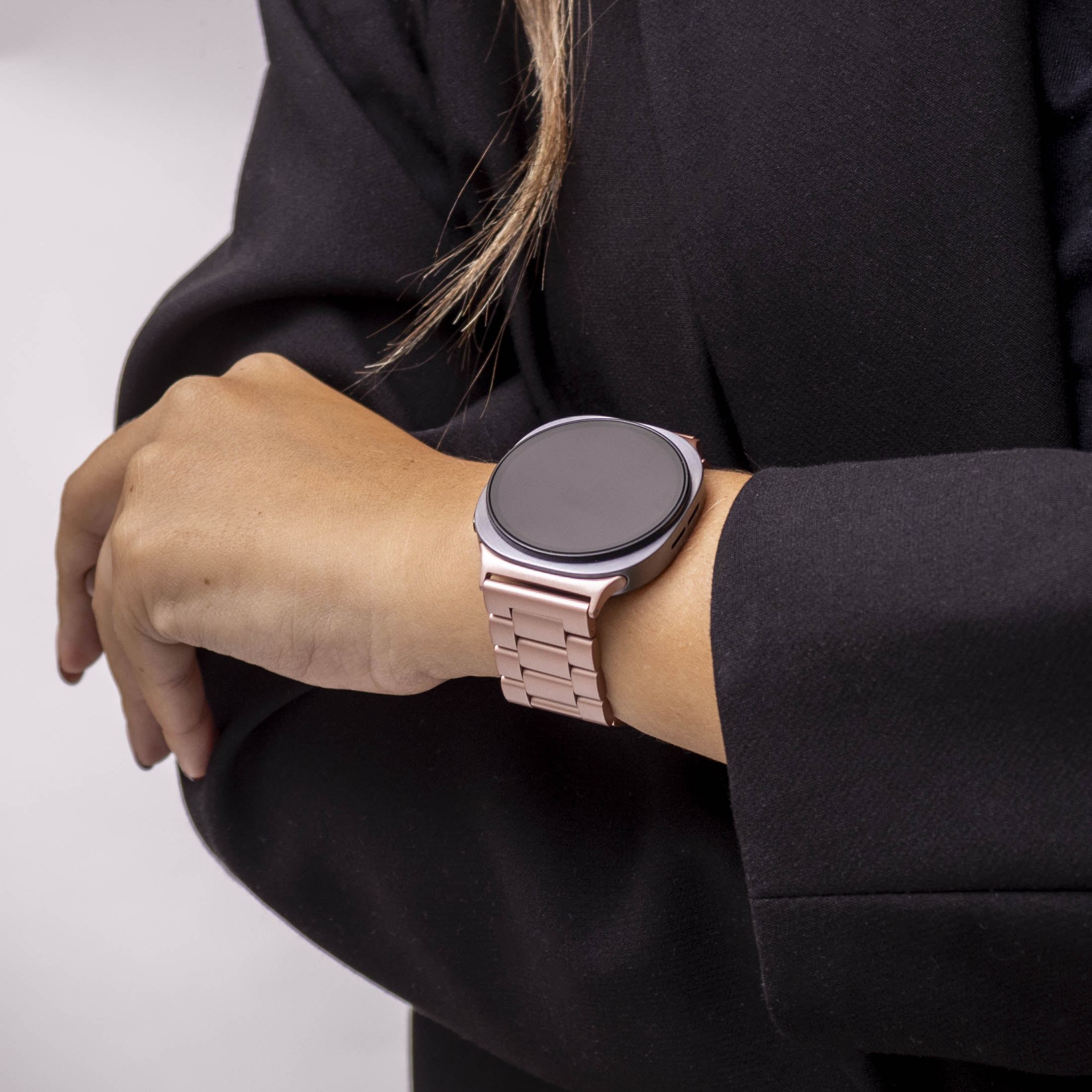 Bandz Correa acero 'Classic' Samsung Galaxy Watch 8 - 40mm (rosa)