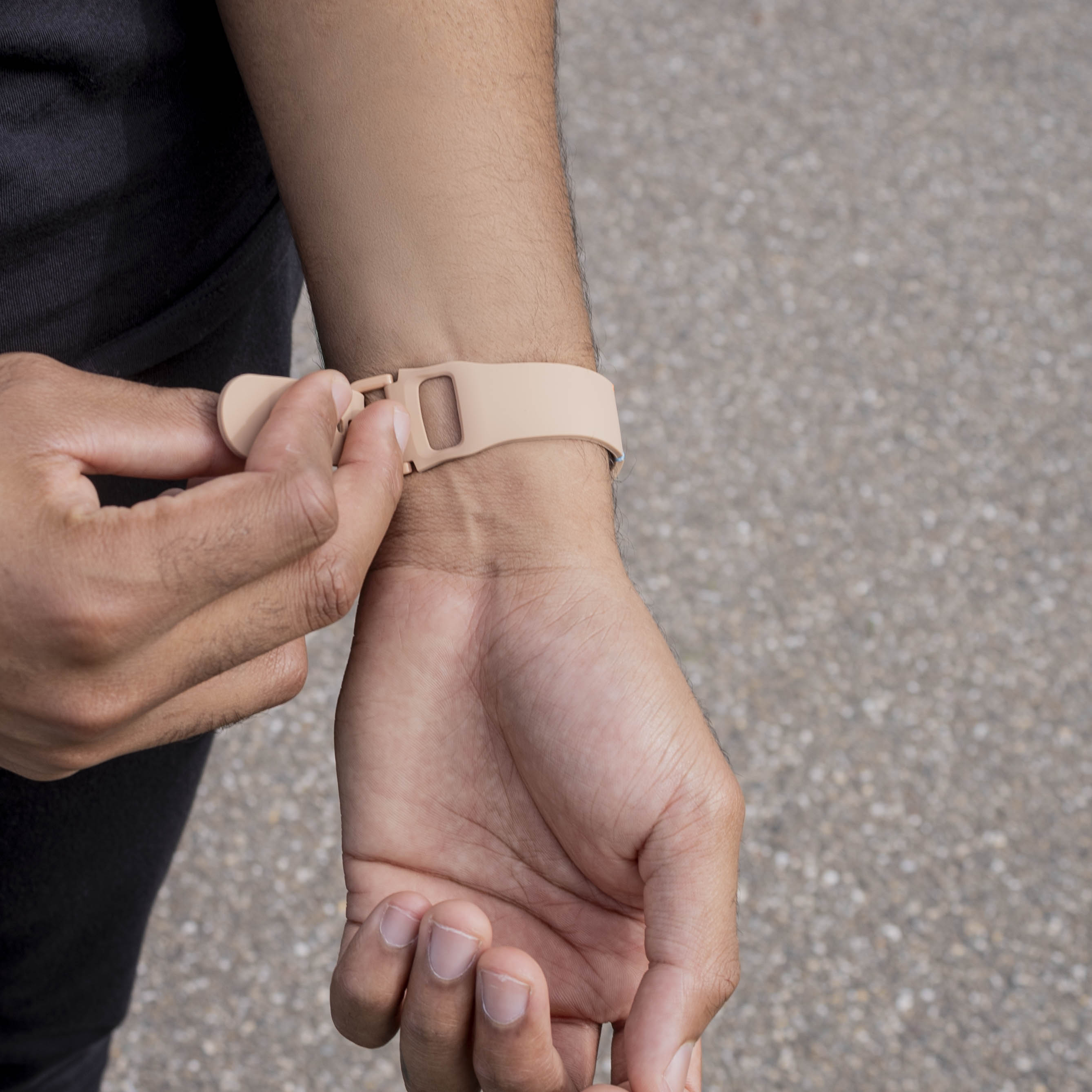 Correa silicona Samsung Galaxy Watch 8 - 40mm (beige)