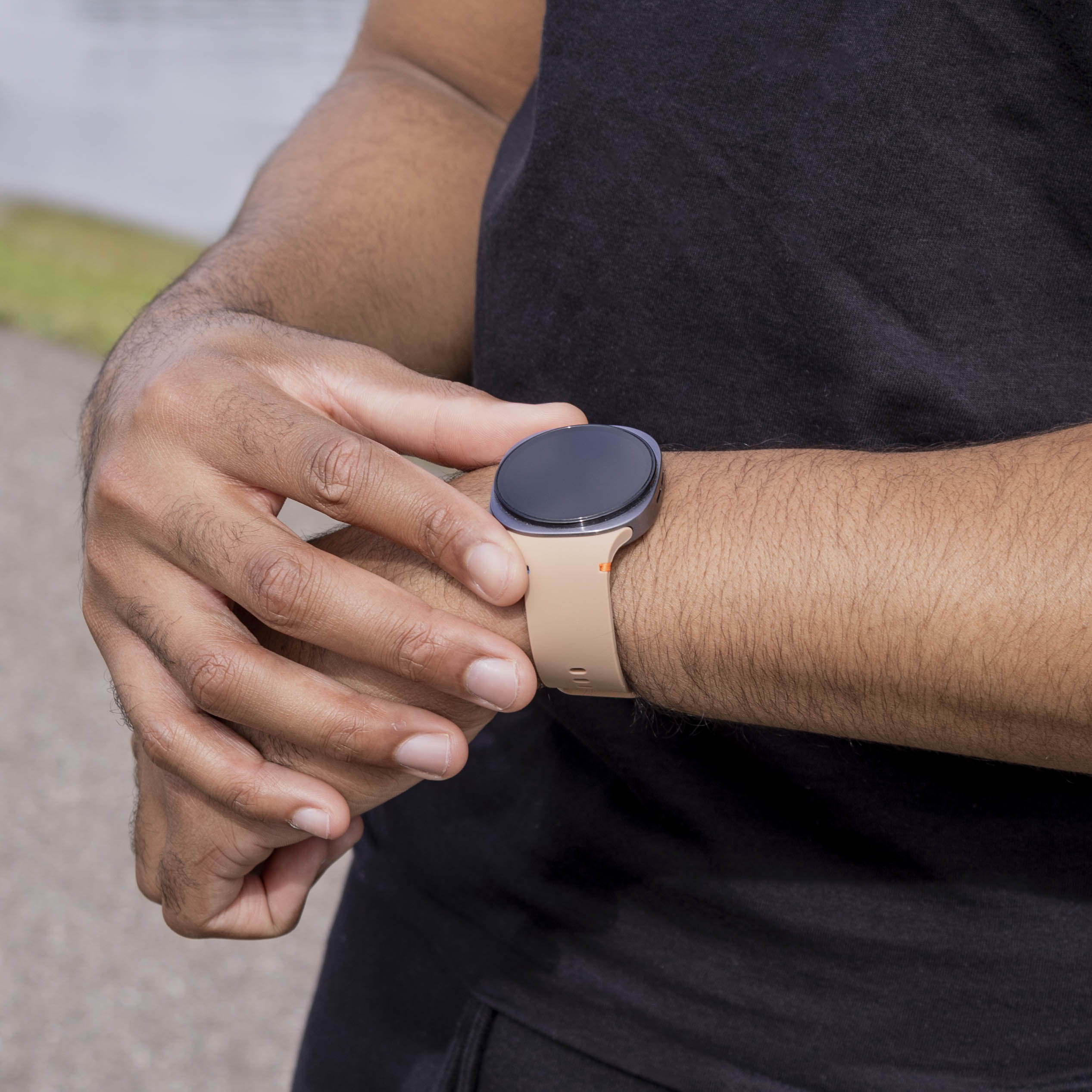 Samsung Galaxy Watch 8 Classic Silicone Strap (Milk Tea)