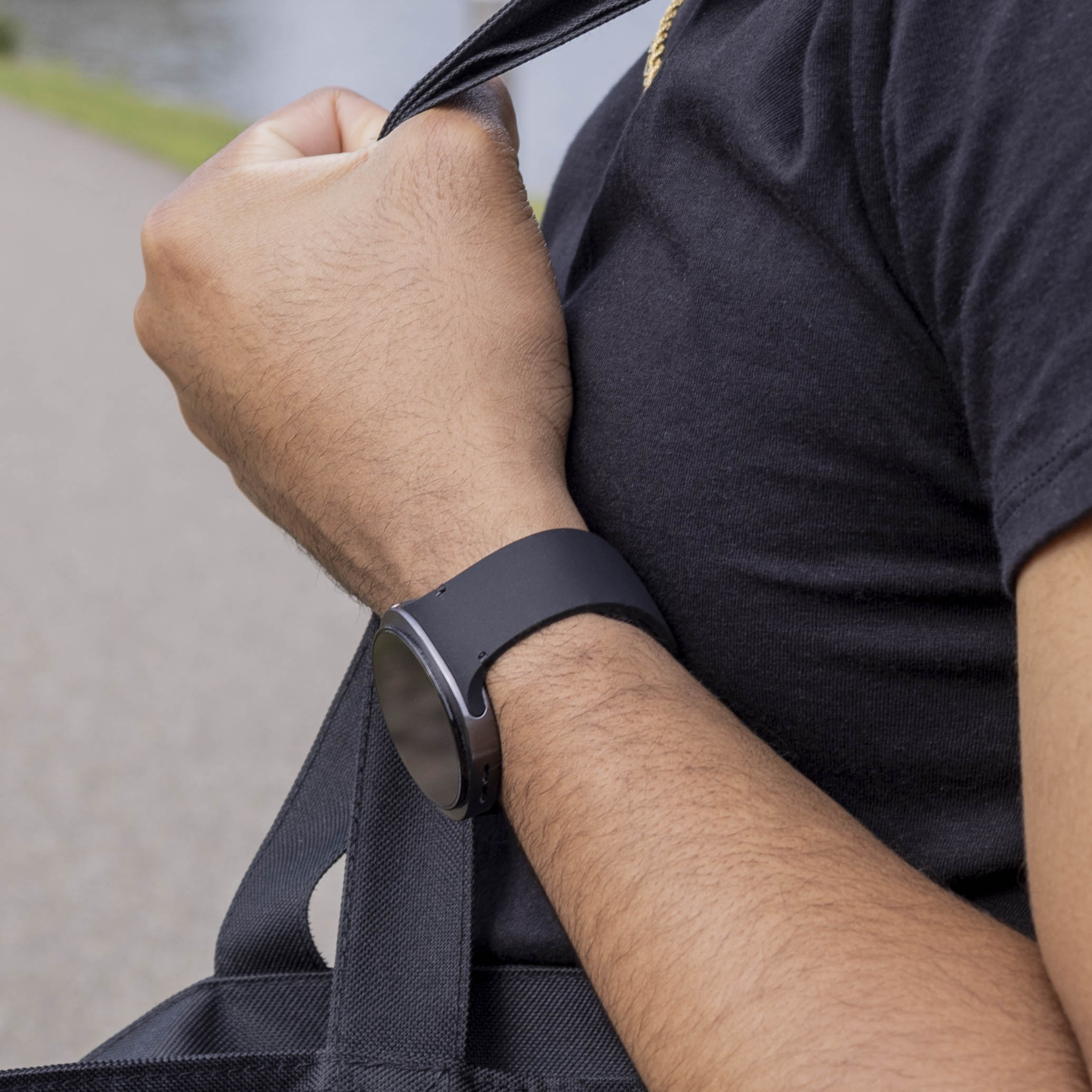 Correa silicona Samsung Galaxy Watch 8 - 40mm (negro)