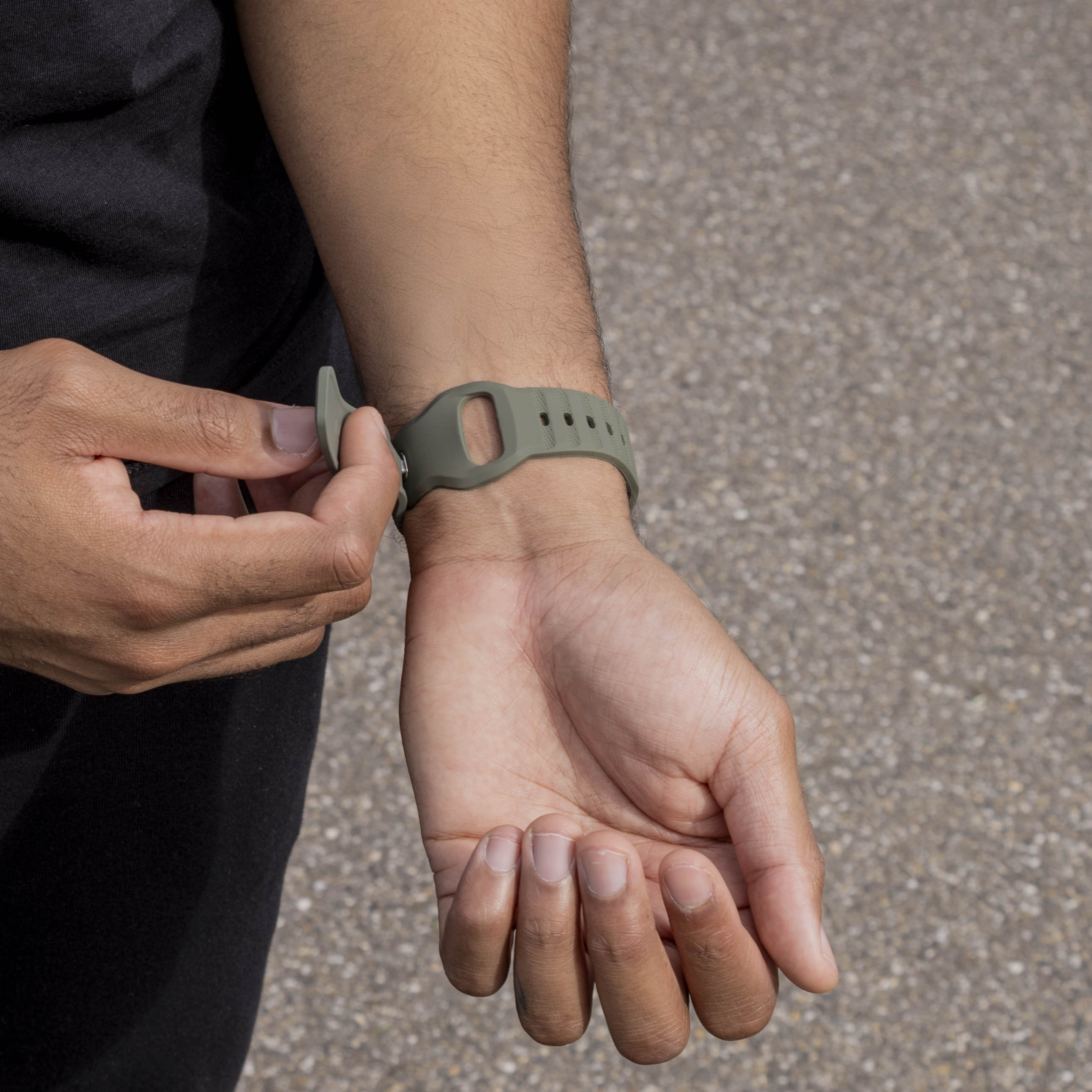 Correa silicona Outdoor Samsung Galaxy Watch 8 - 40mm (verde oscuro)