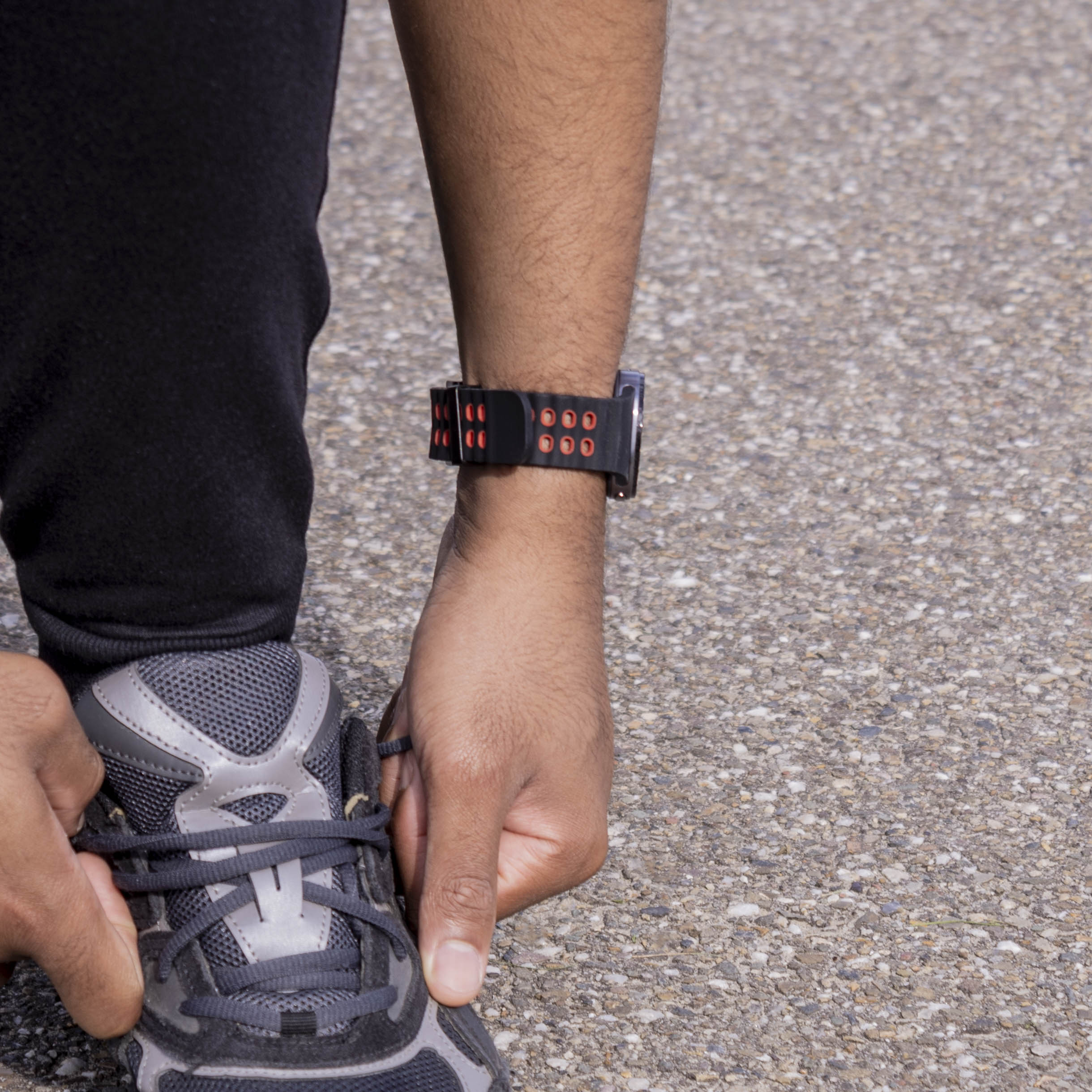 Correa Ocean Samsung Galaxy Watch 8 - 44mm (negro/rojo)