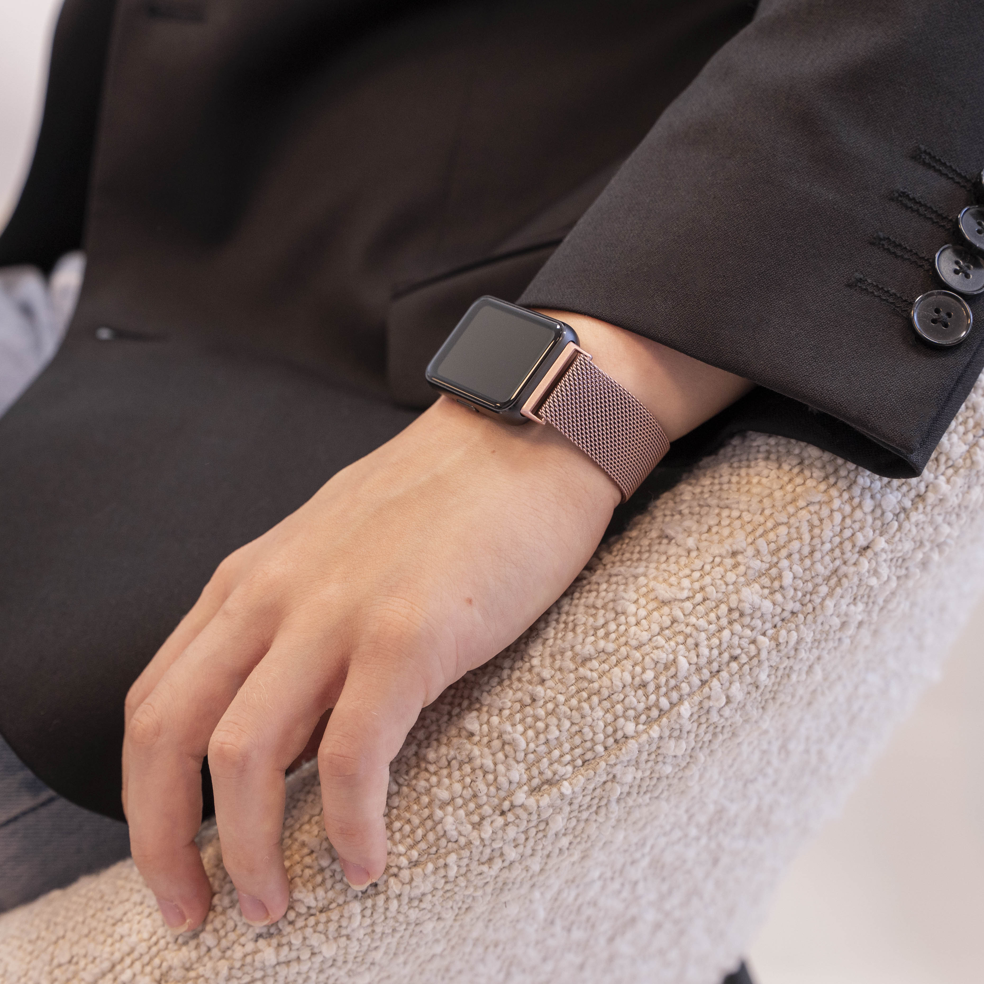 Correa milanesa Samsung Galaxy Fit 3 (rosa)