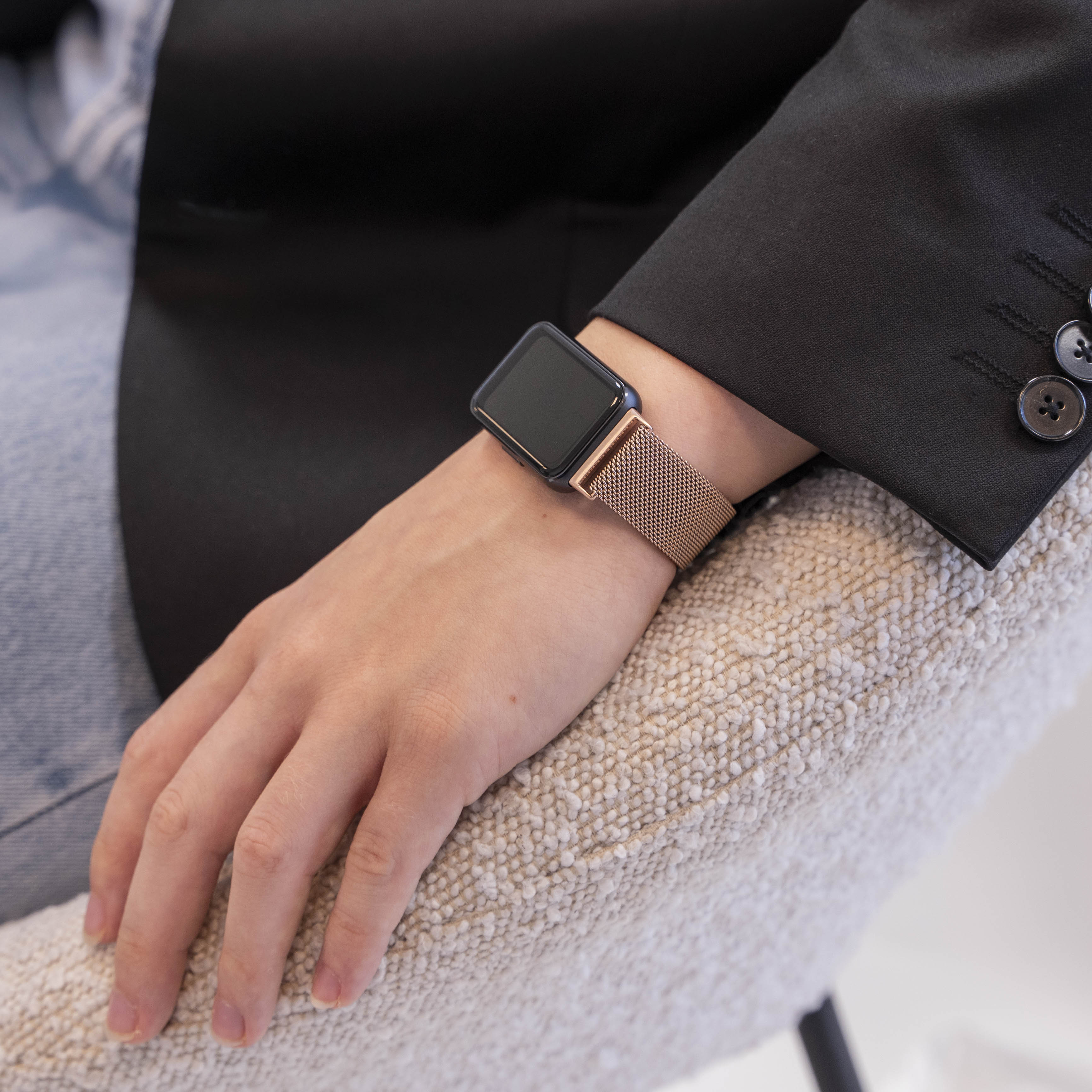 Correa milanesa Samsung Galaxy Fit 3 (oro rosa)