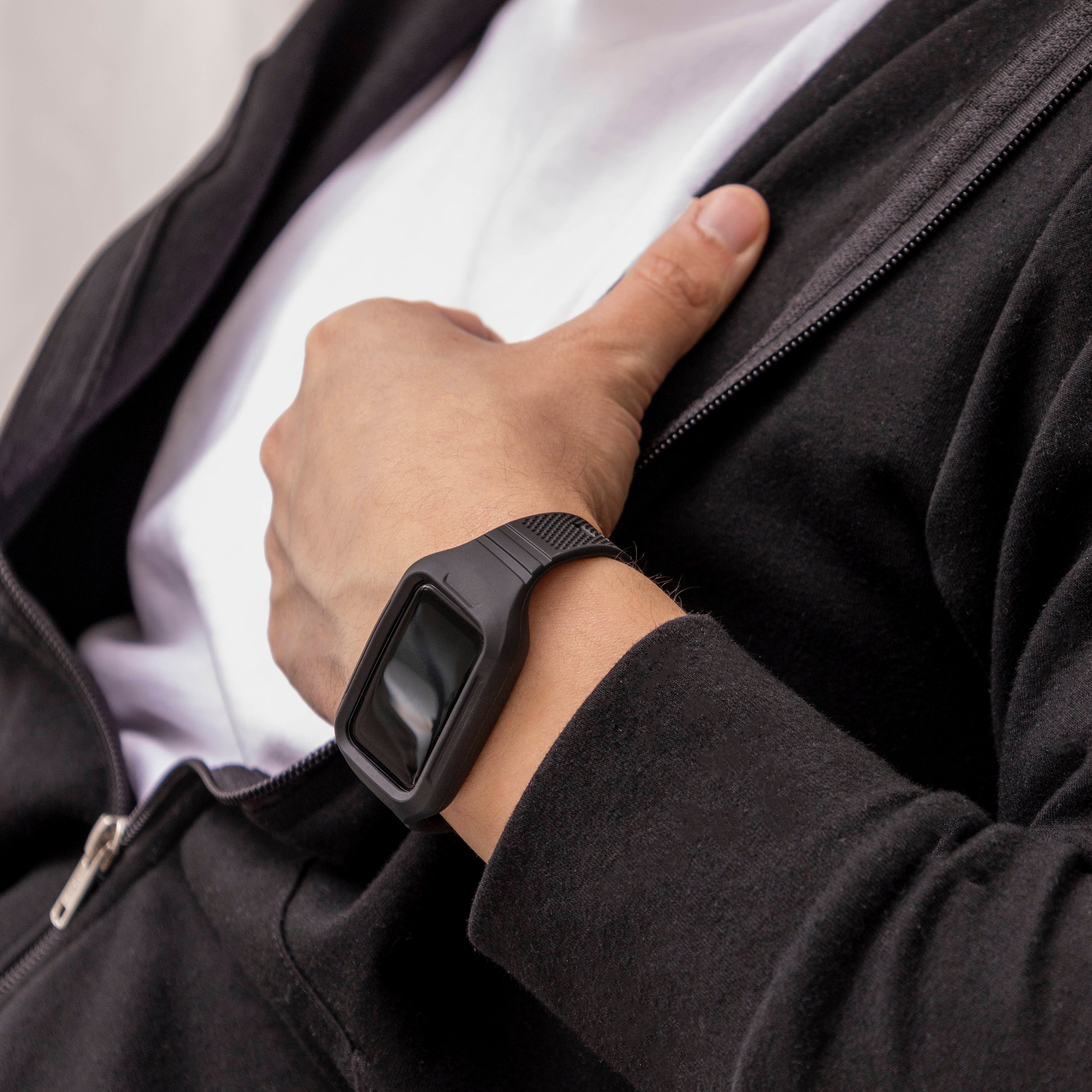 Huawei Band 9 TPU Stap with Frame (Black)