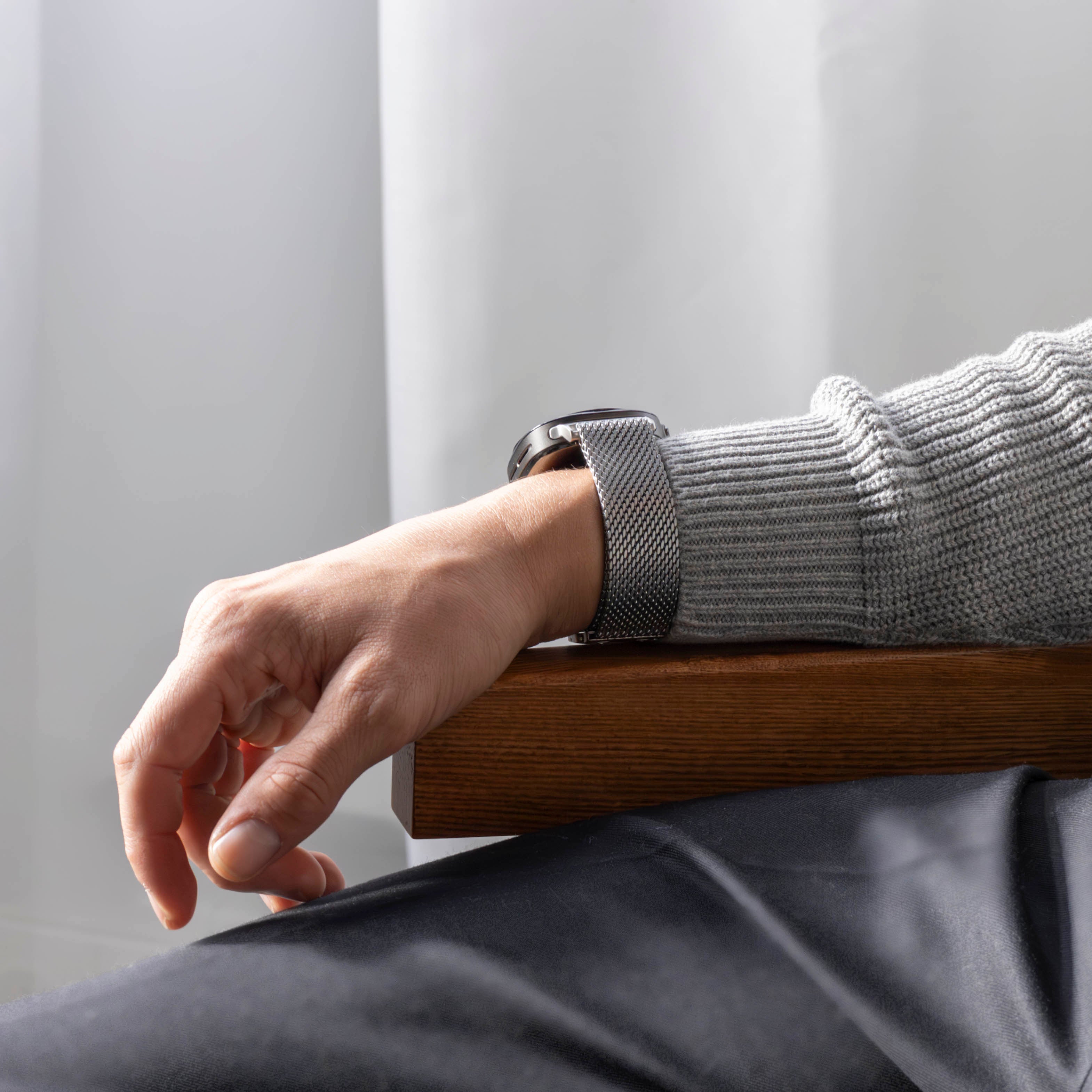 Correa milanesa con hebilla Samsung Galaxy Watch Ultra (titanio)