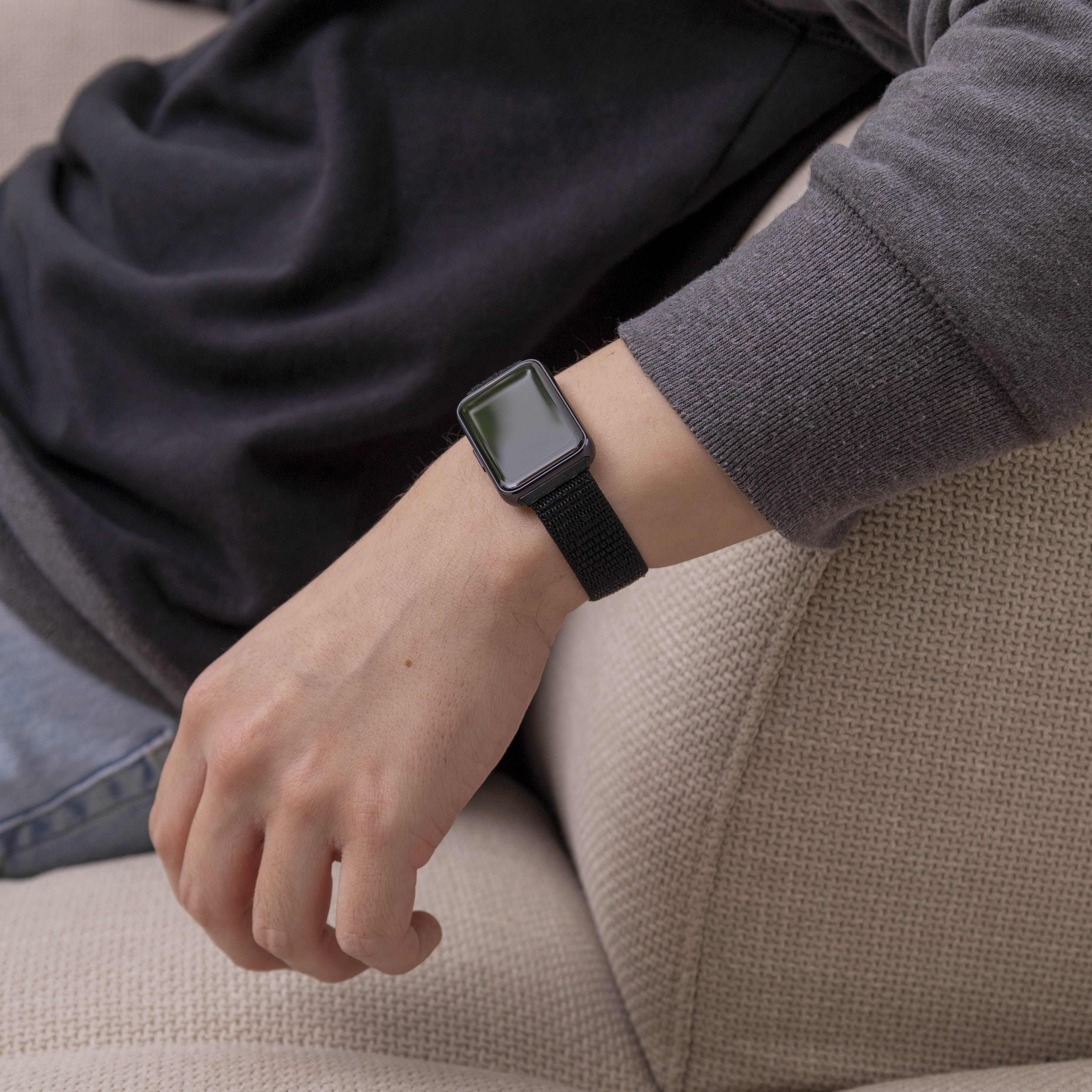 Correa nylon Samsung Galaxy Fit 3 (negro)