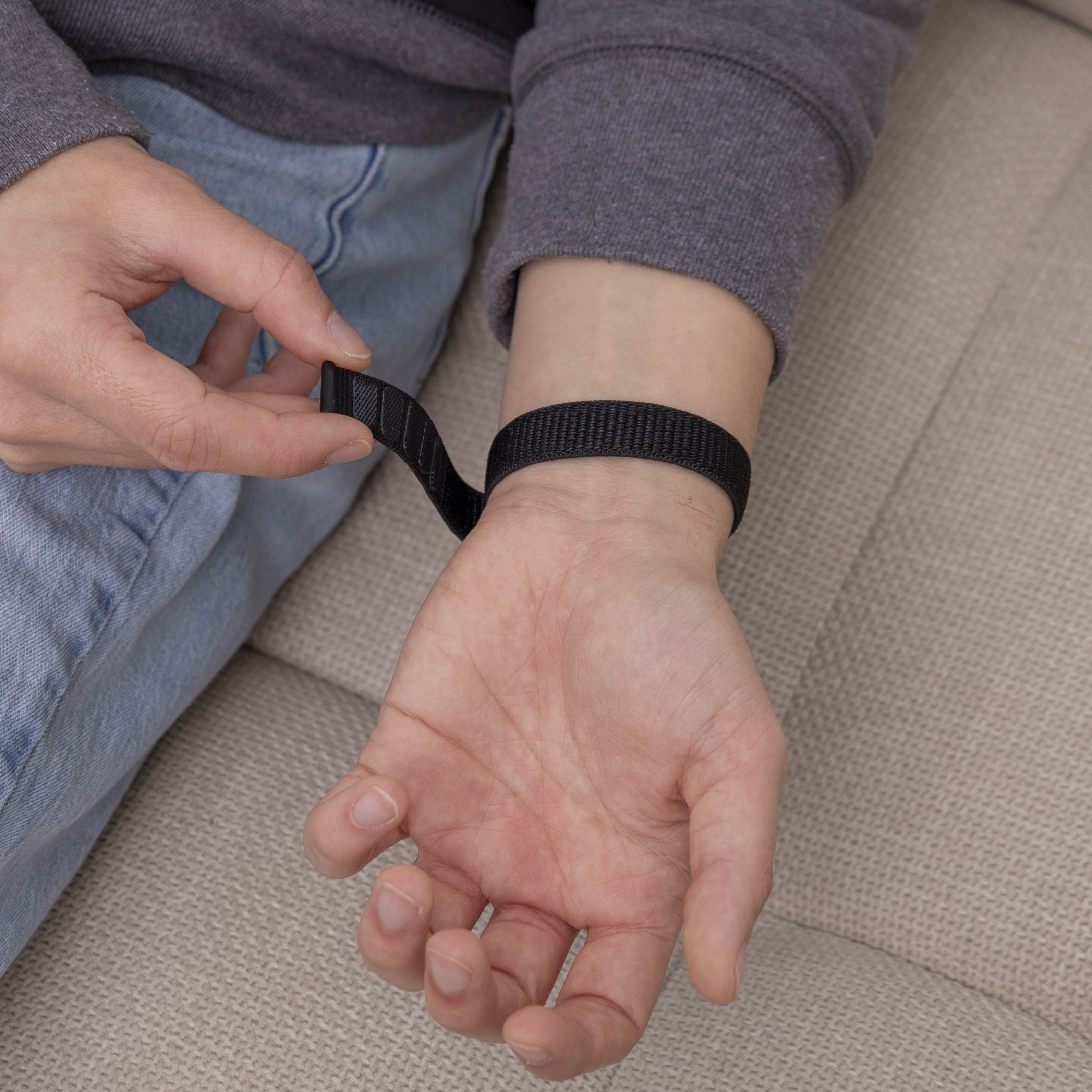 Correa nylon Samsung Galaxy Fit 3 (negro)