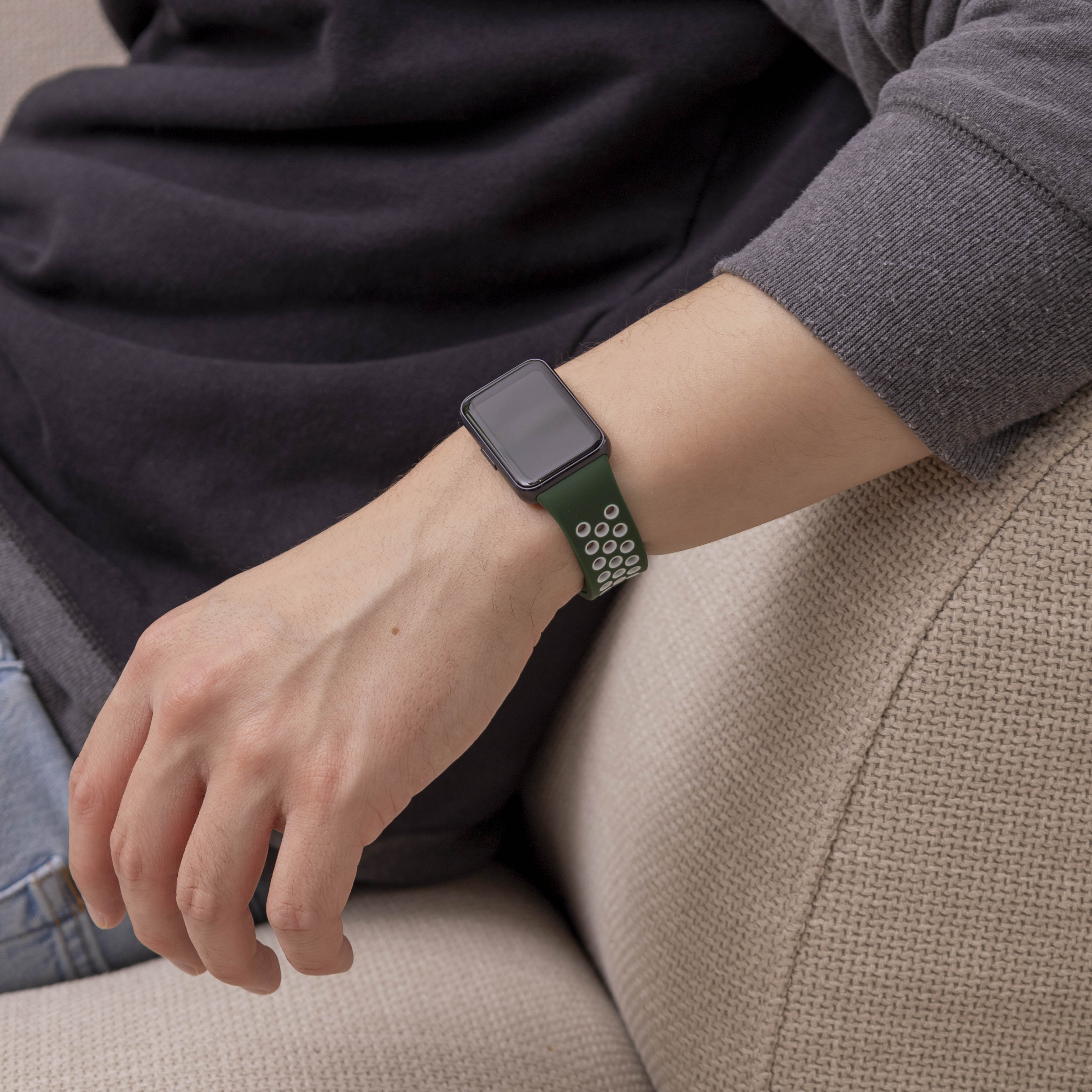 Correa deportiva Samsung Galaxy Fit 3 (verde/blanca)