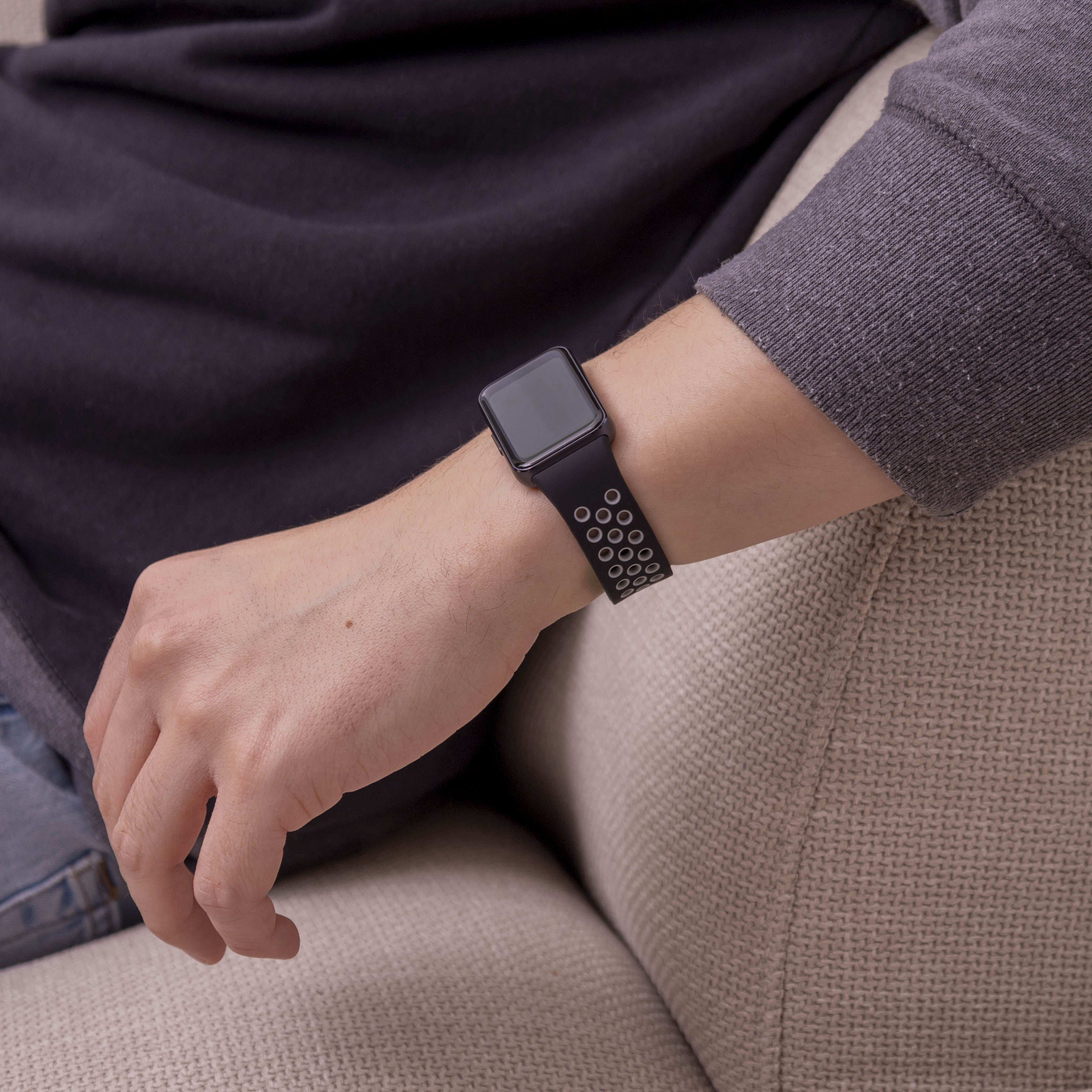 Correa deportiva Samsung Galaxy Fit 3 (negra/gris)