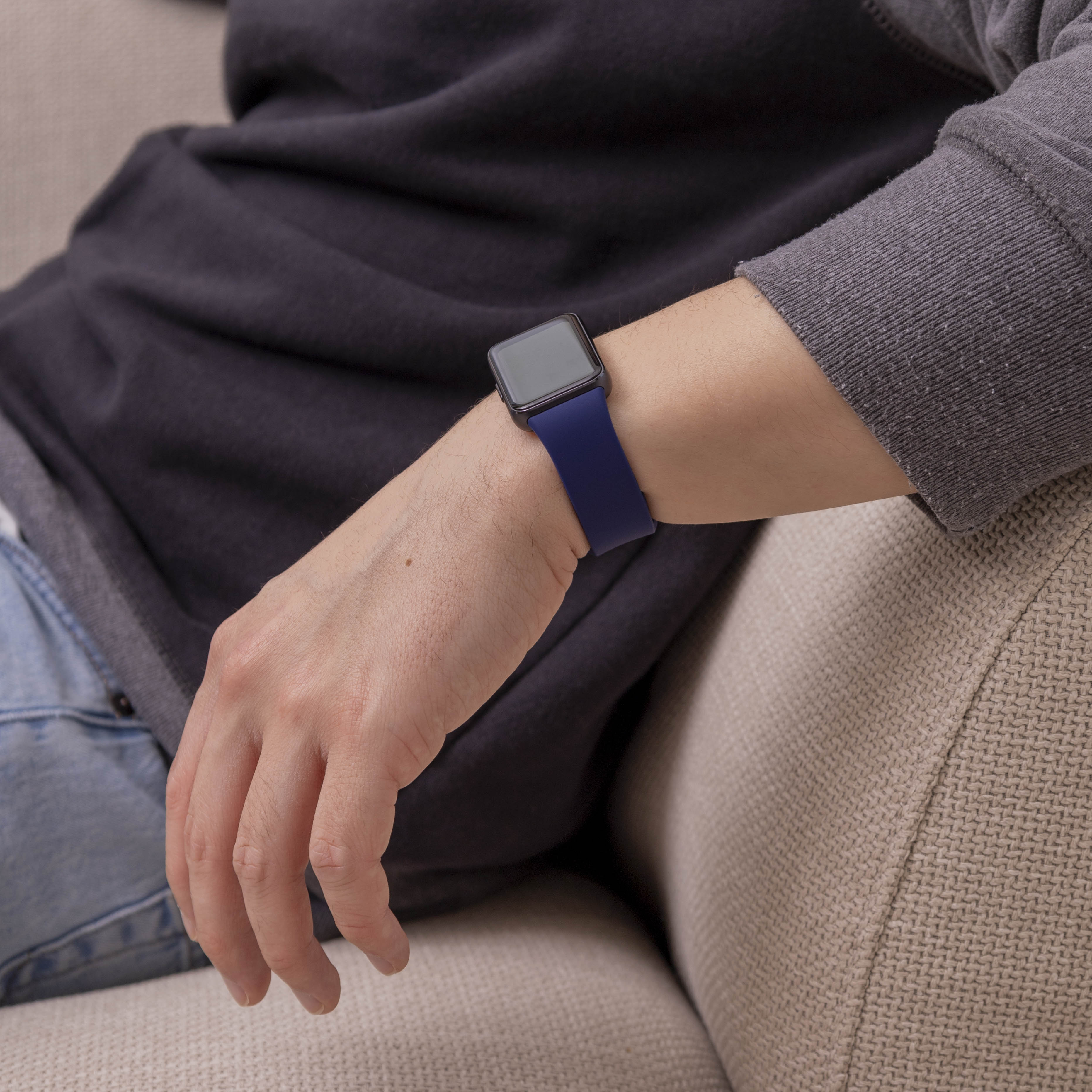 Correa silicona Samsung Galaxy Fit 3 (azul oscuro)