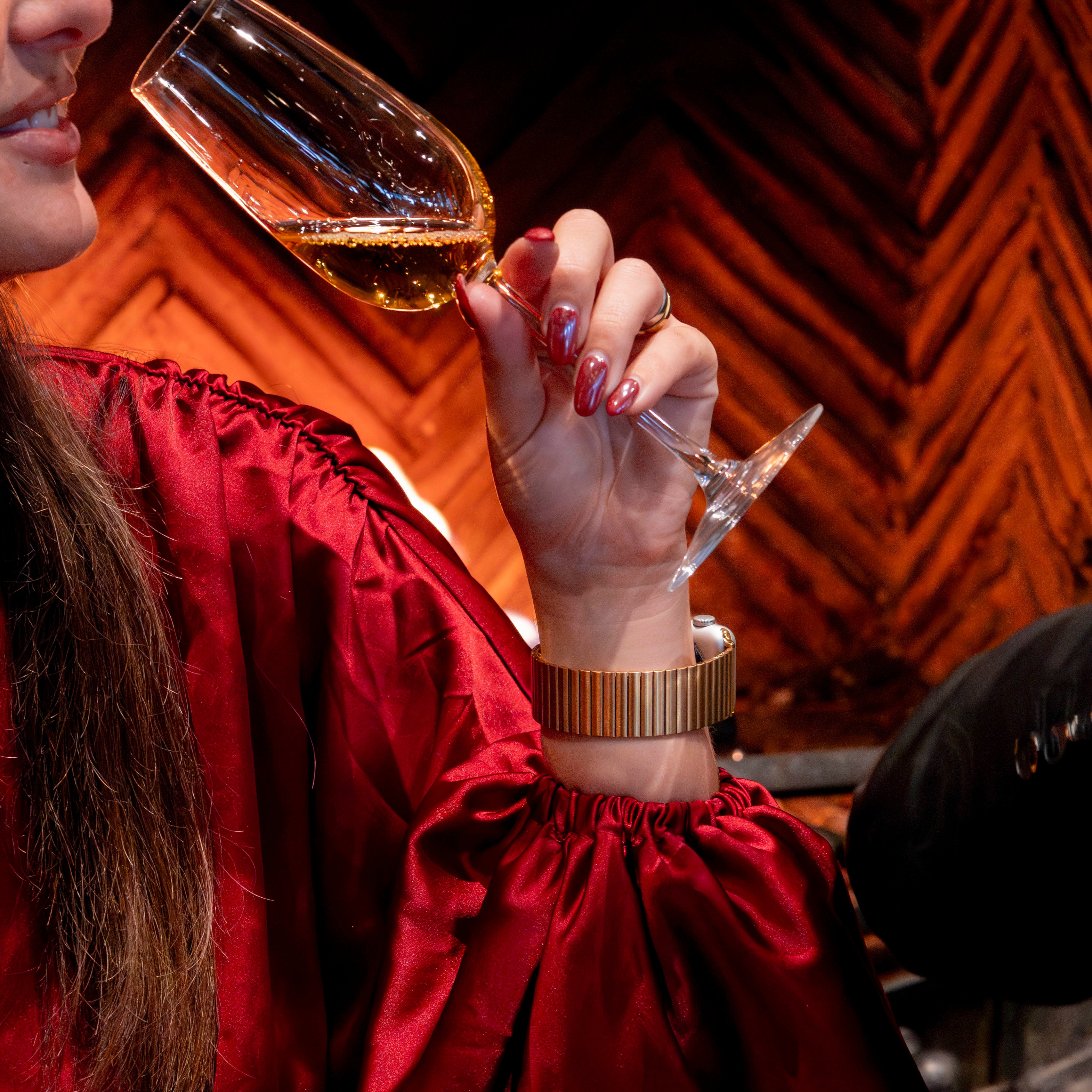 Correa estirable acero Apple Watch (oro)