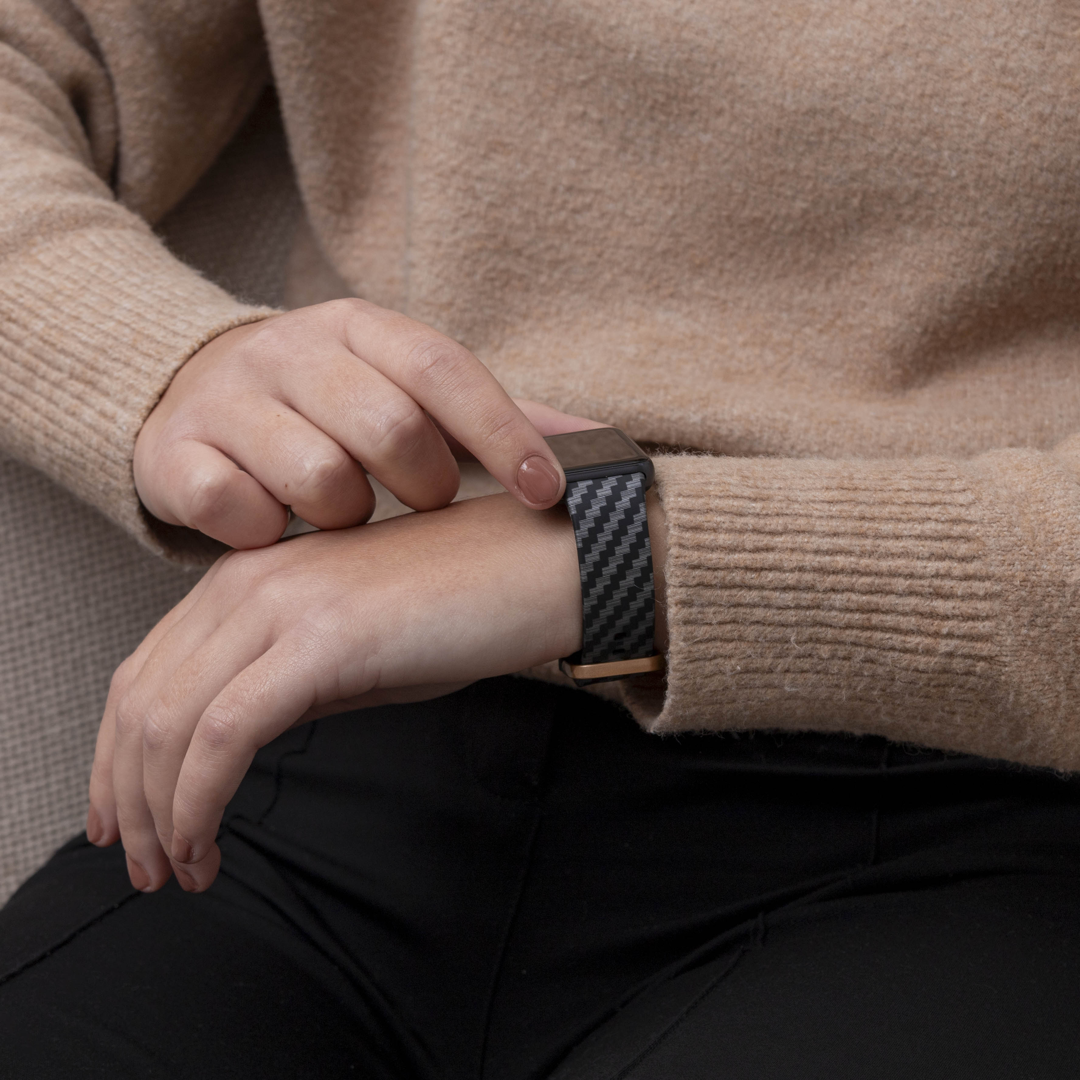 Carbon Fibre Samsung Galaxy Fit 3 Strrap