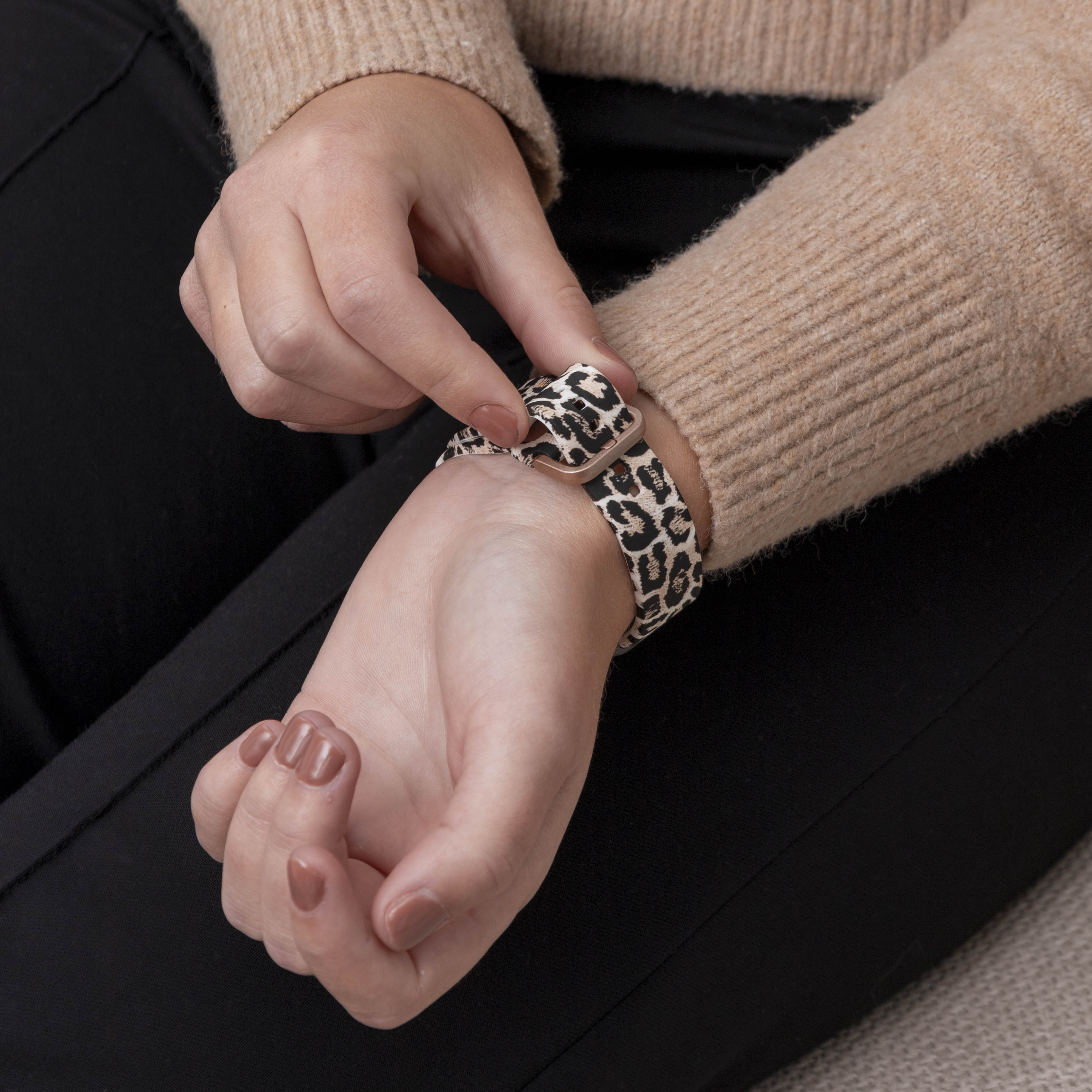 Lucky Leopard Samsung Galaxy Fit 3 correa