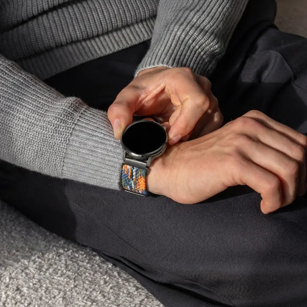 Bandz Correa trenzada 'Parachute' Garmin Approach S40 (multicolor)