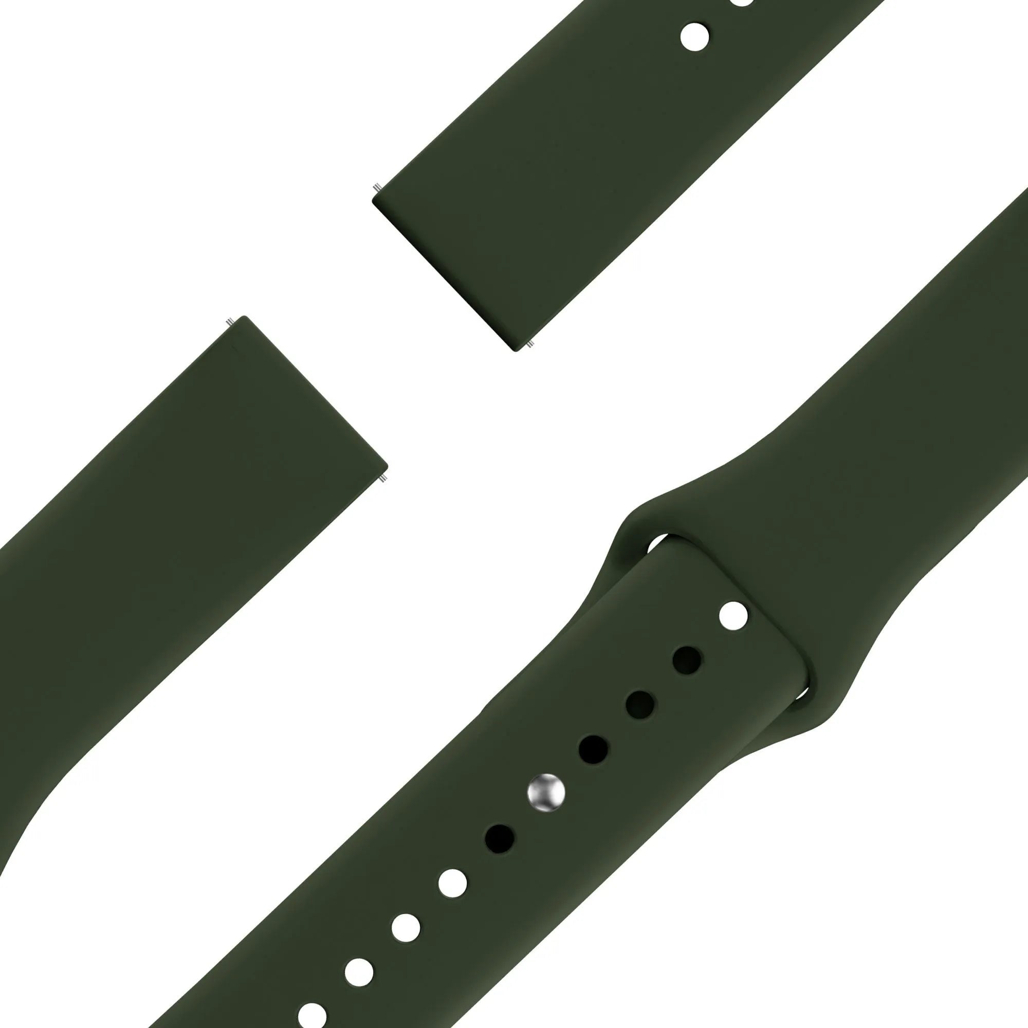 Bandz Gard Pro Health Smartwatch 3 - 41mm Sport Strap 'Deluxe' (Olive Green)
