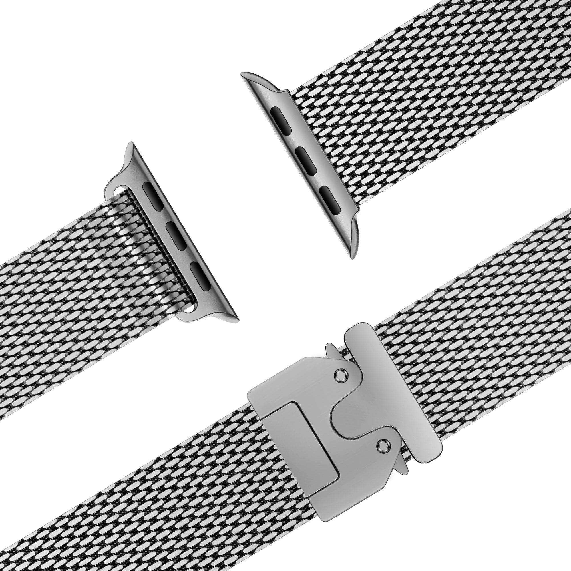 Bandz Correa milanesa Loop con hebilla-P Apple Watch Ultra (plata)