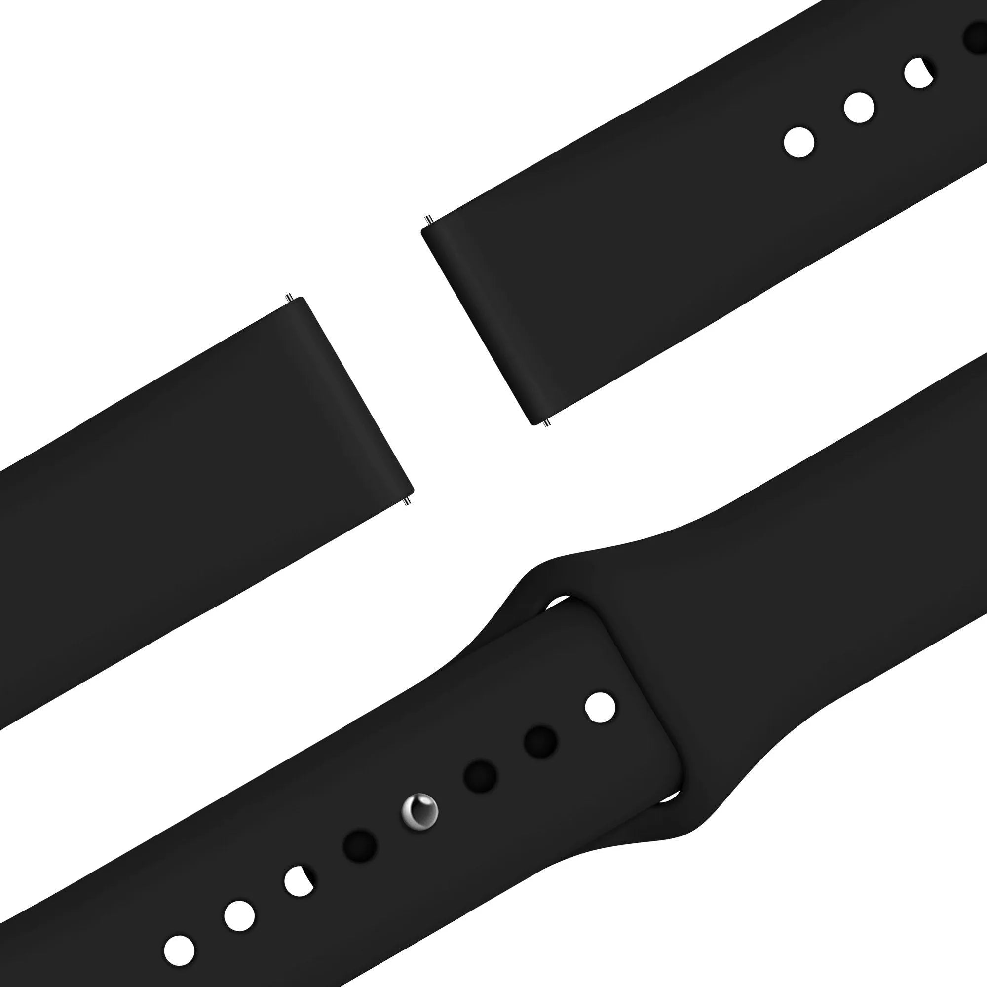 Bandz Correa deportiva 'Easy Fit' Oppo Watch X2 (negro)