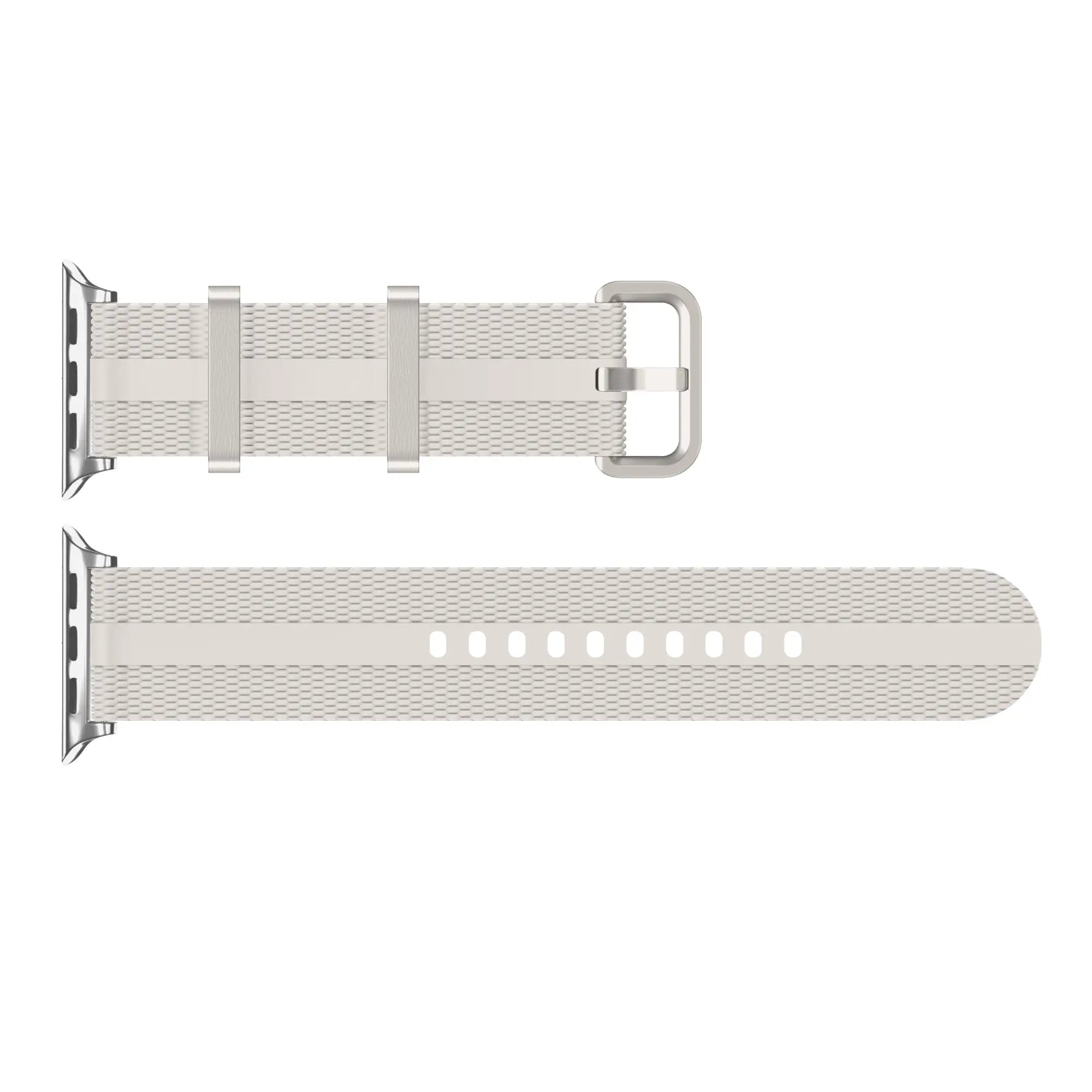 Correa activa silicona Apple Watch (blanco estrella)