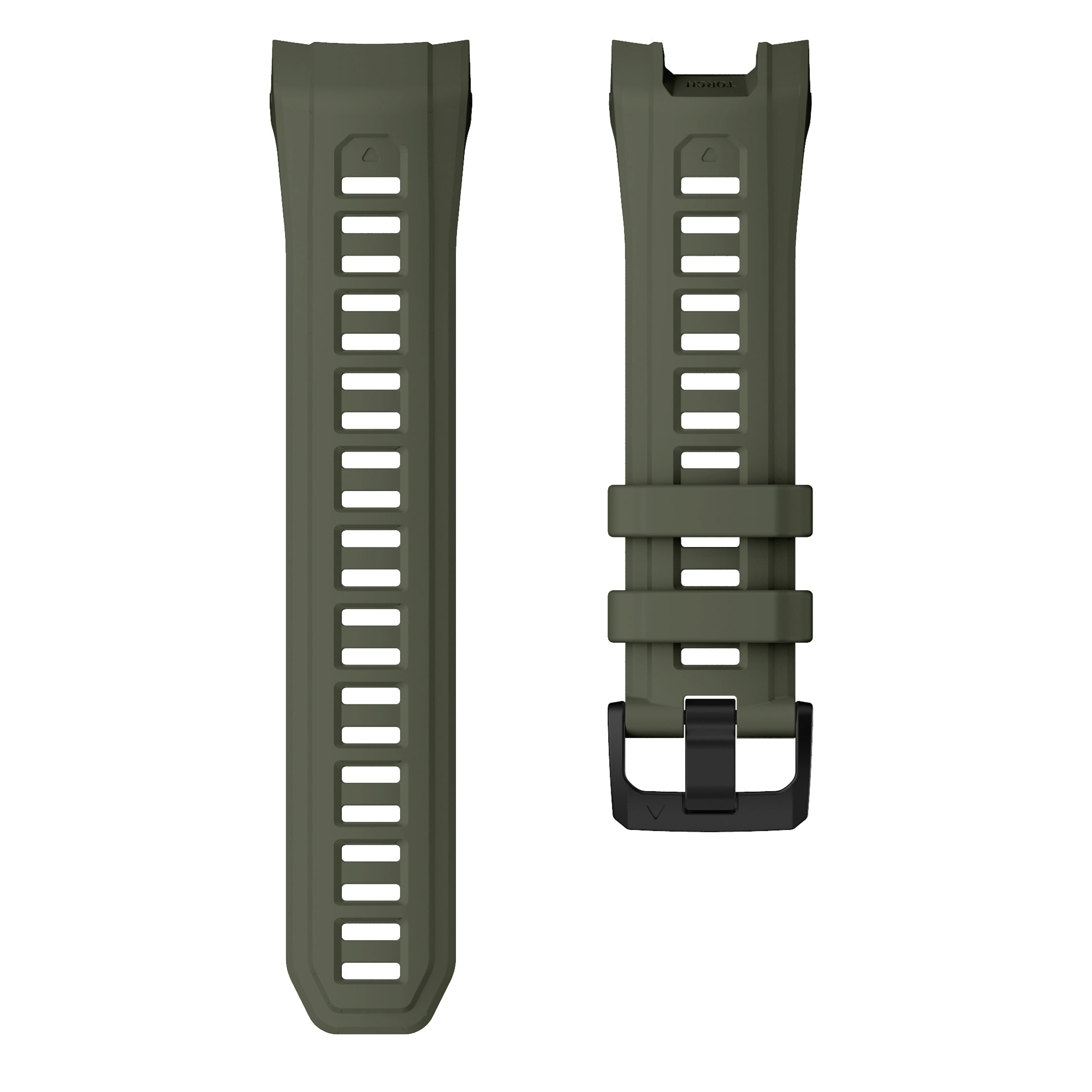 Correa silicona 'perfect fit' Garmin Instinct 3 - 45mm (verde)
