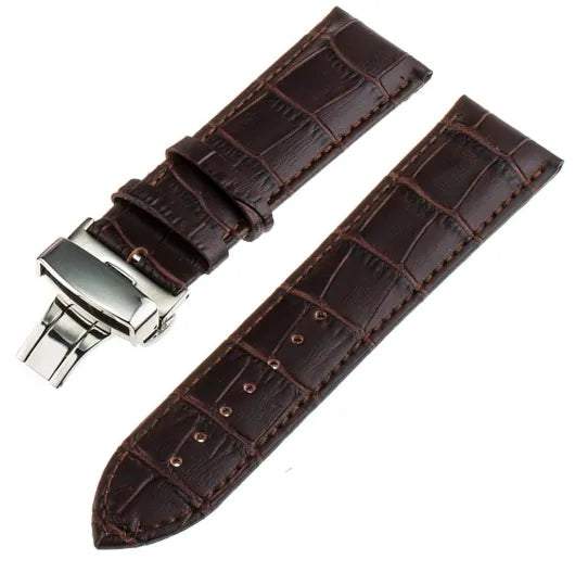 Coros Apex 42mm Luxury Leather Strap (Dark Brown)