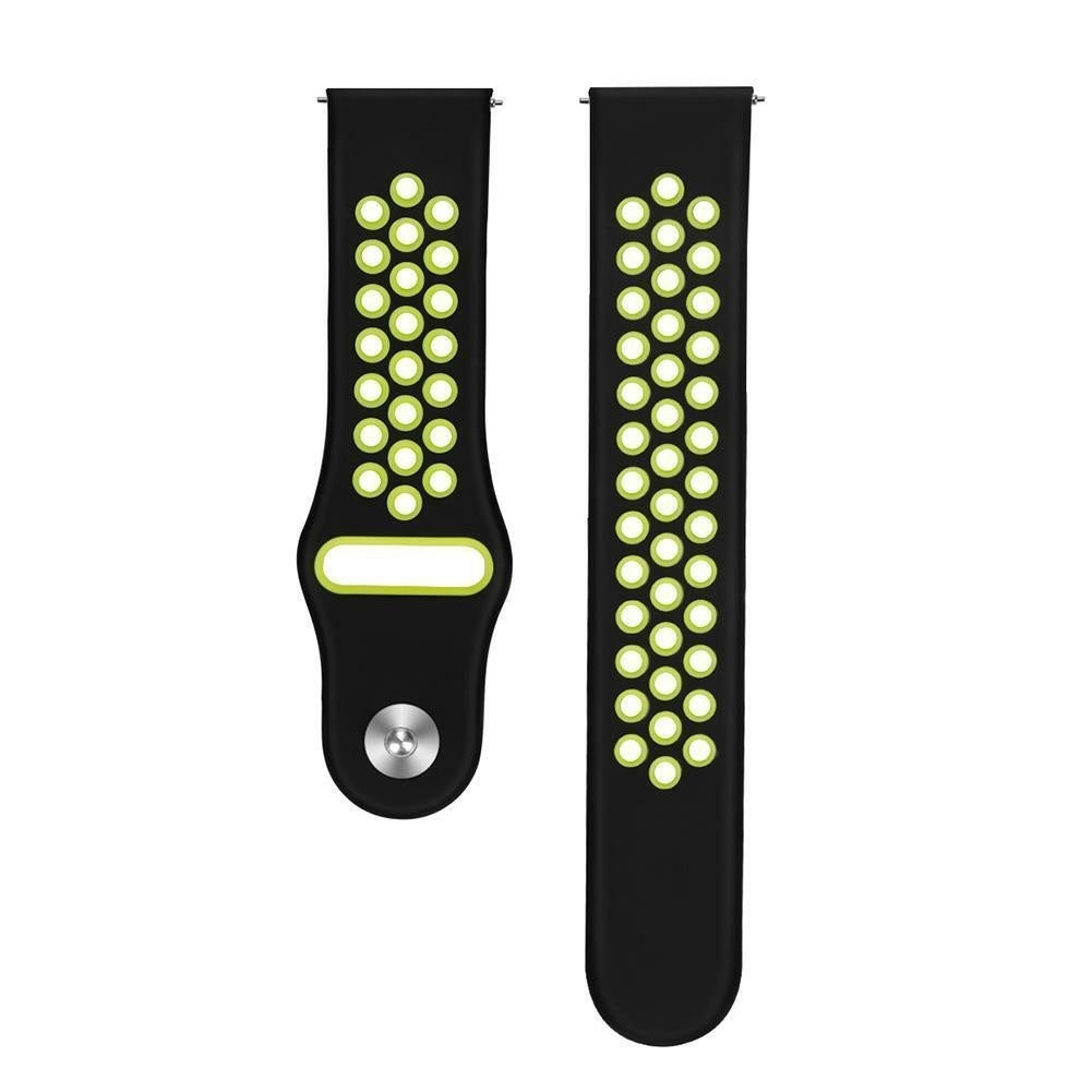 Correa deportiva Huawei Watch 5 - 42mm (negro/amarillo)
