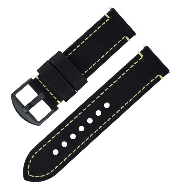 Correa cuero auténtica Huawei Watch GT 6 41mm (negro)