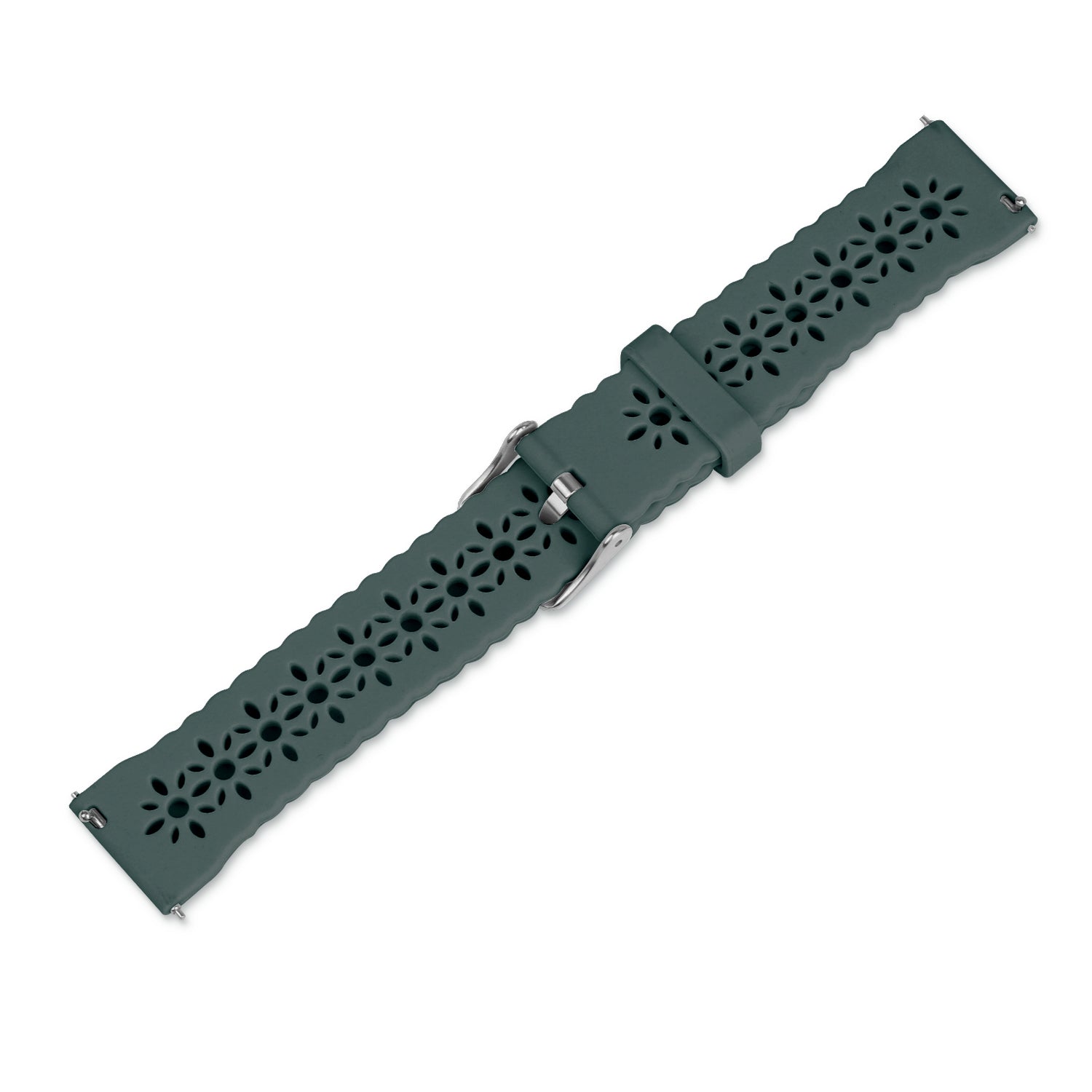 Correa de silicona con relieve Amazfit Bip 3 (Pro) (pino verde)