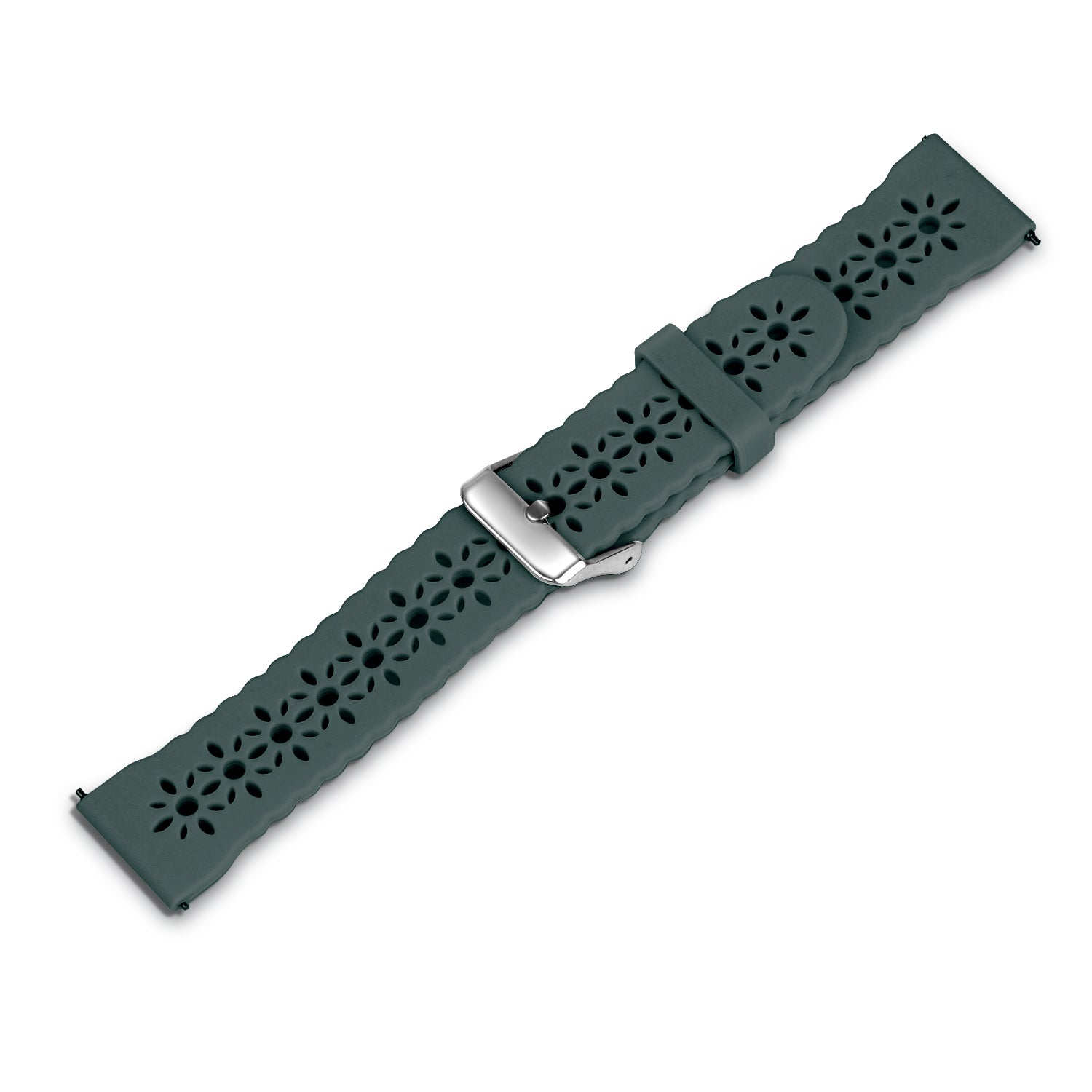 Correa de silicona con relieve Amazfit Bip 3 (Pro) (pino verde)