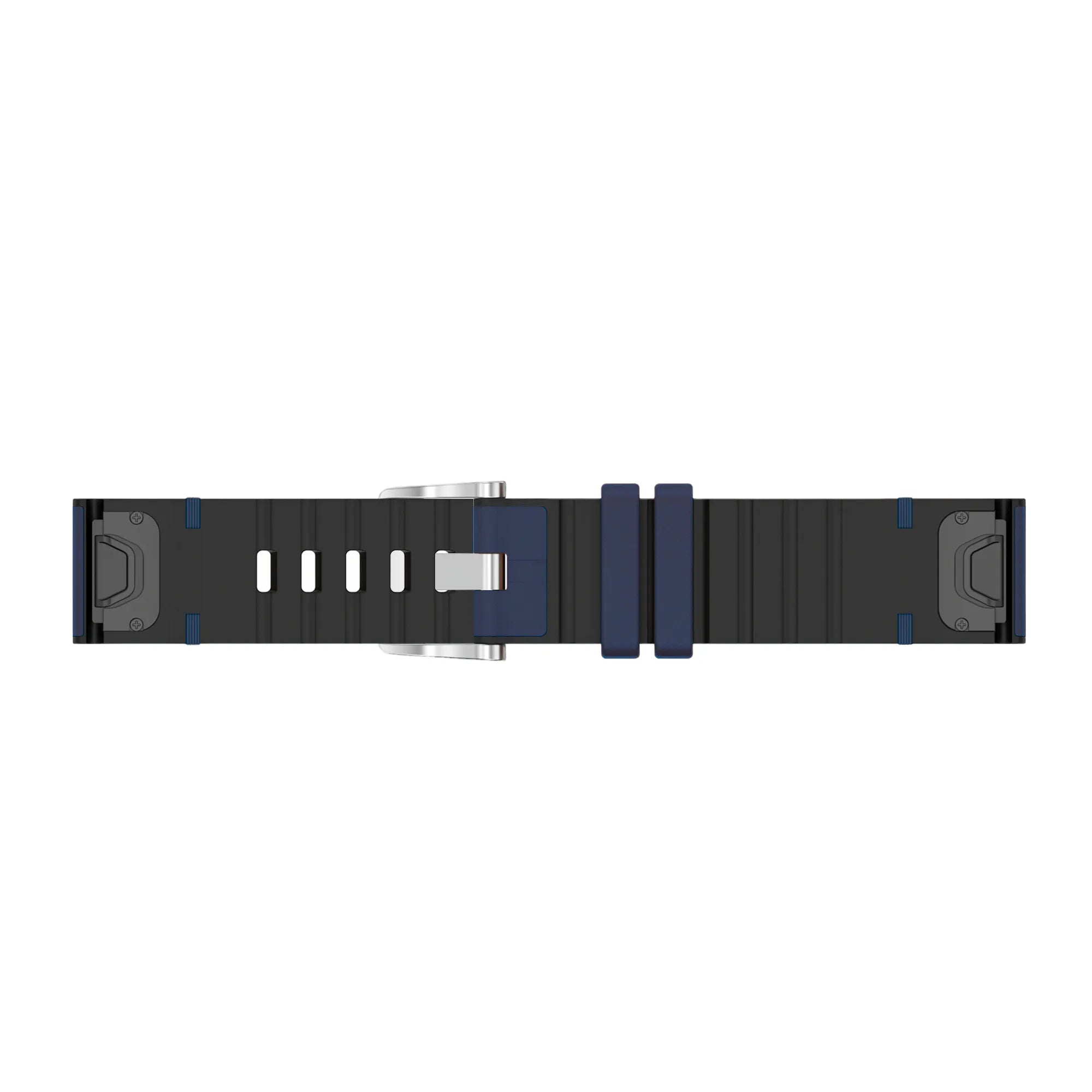 Correa cuero híbrida Garmin Forerunner 965 (azul)