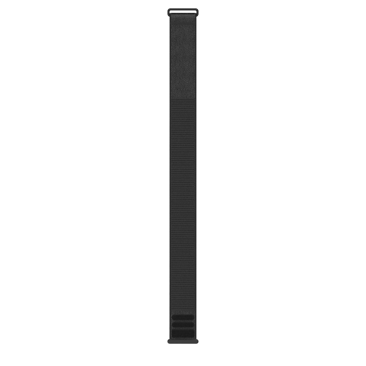 Nylon Strap 'Classic', rock black, laid flat, joined, direct top view