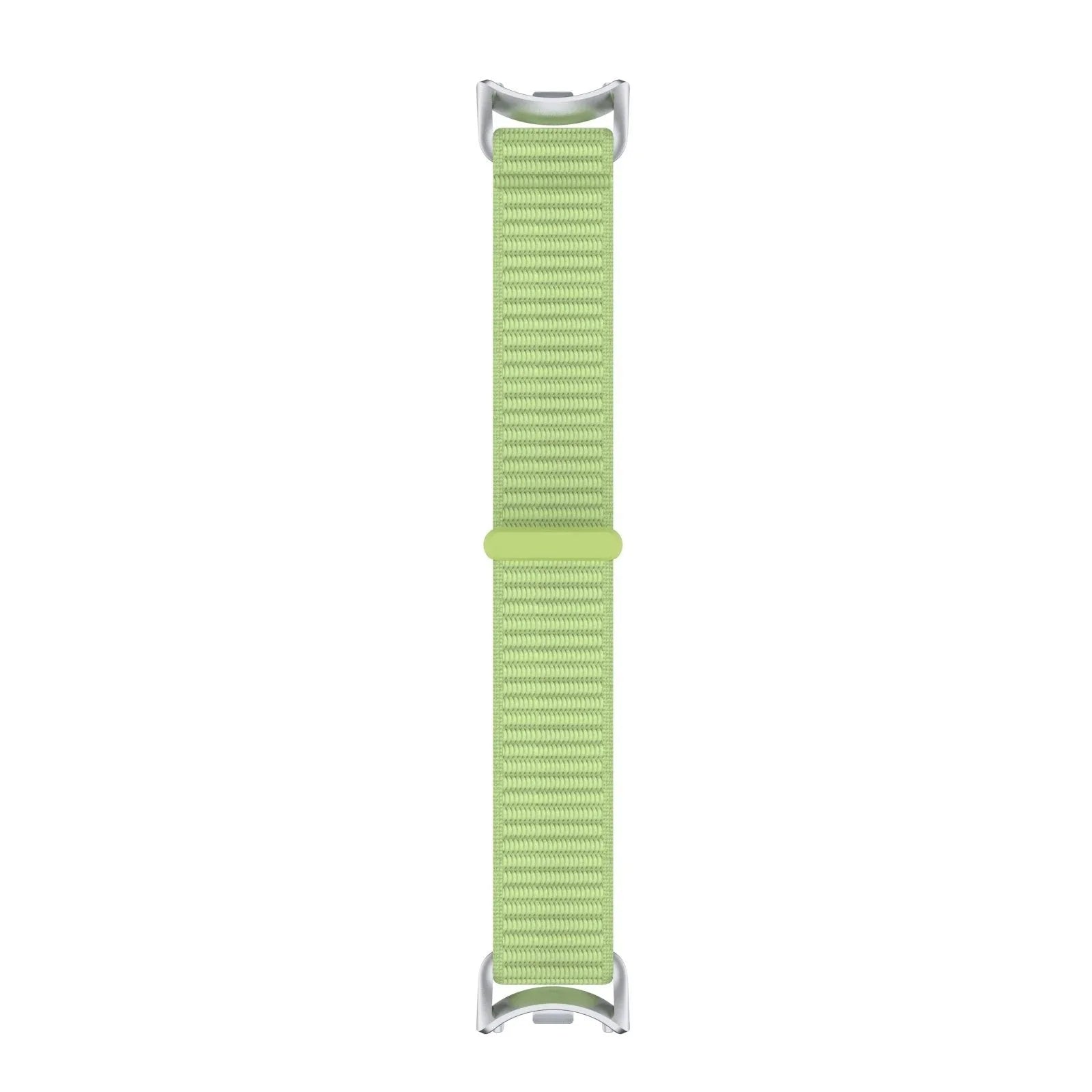 Modern Nylon Strap, field green, laid flat, joined, direct top view