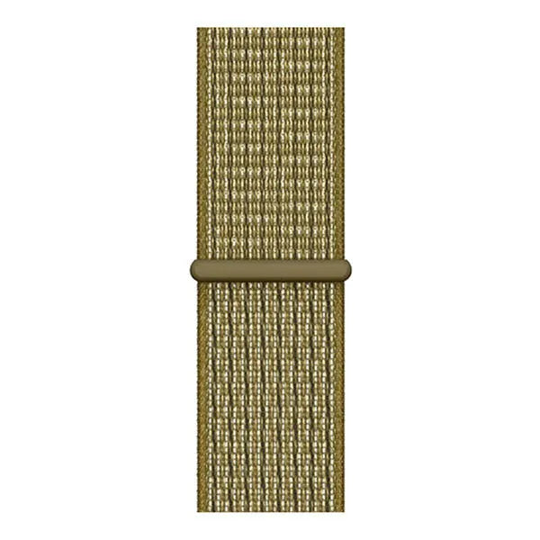 Nylon Strap, olive, laid flat, joined, direct top view