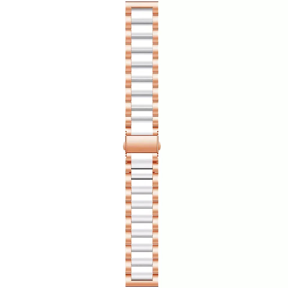 Correa acero Amazfit Bip U (Pro) (rosa dorado/blanco)